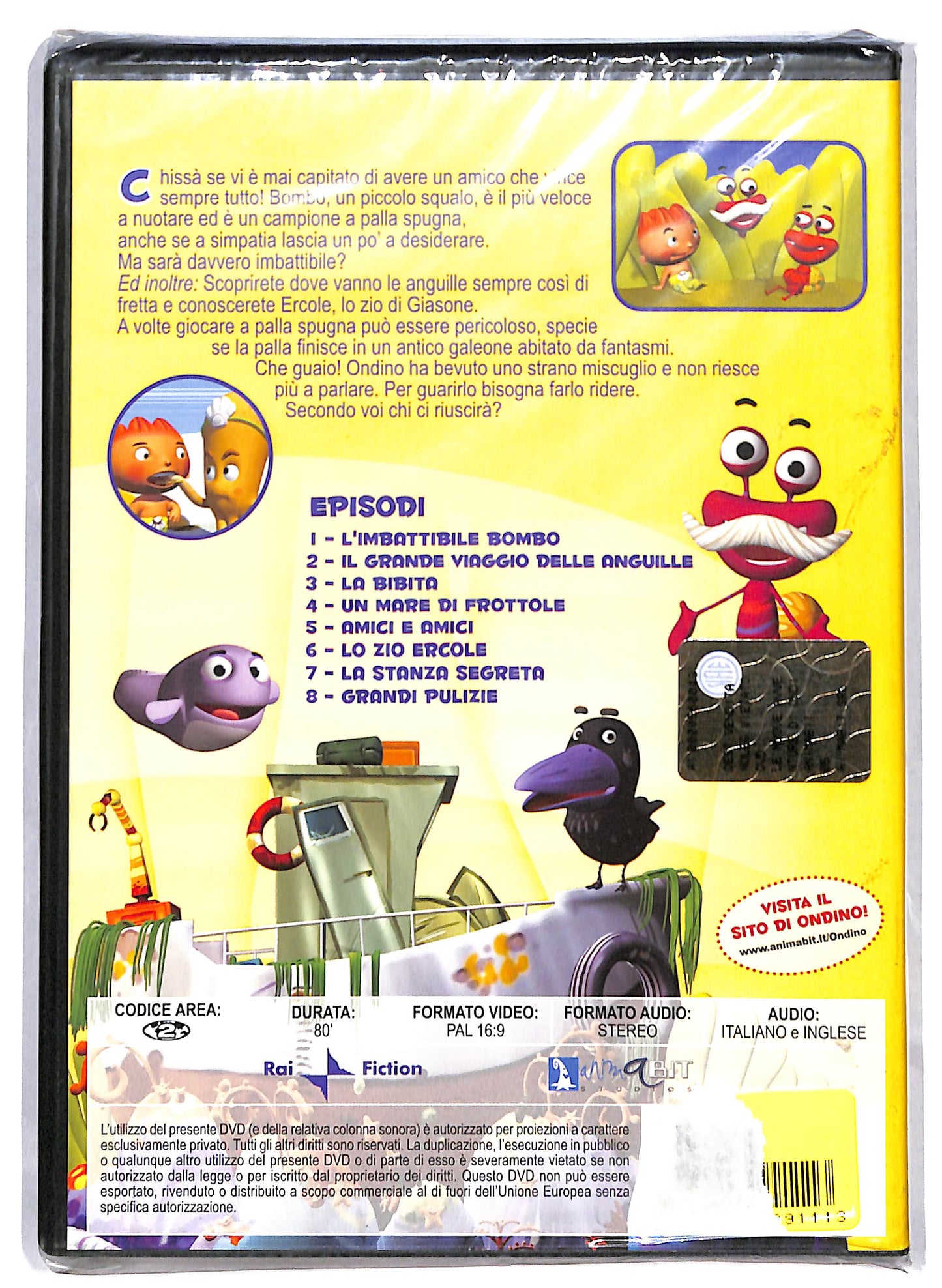 EBOND Ondino - L'imbattibile Bombo e altre storie DVD D811406