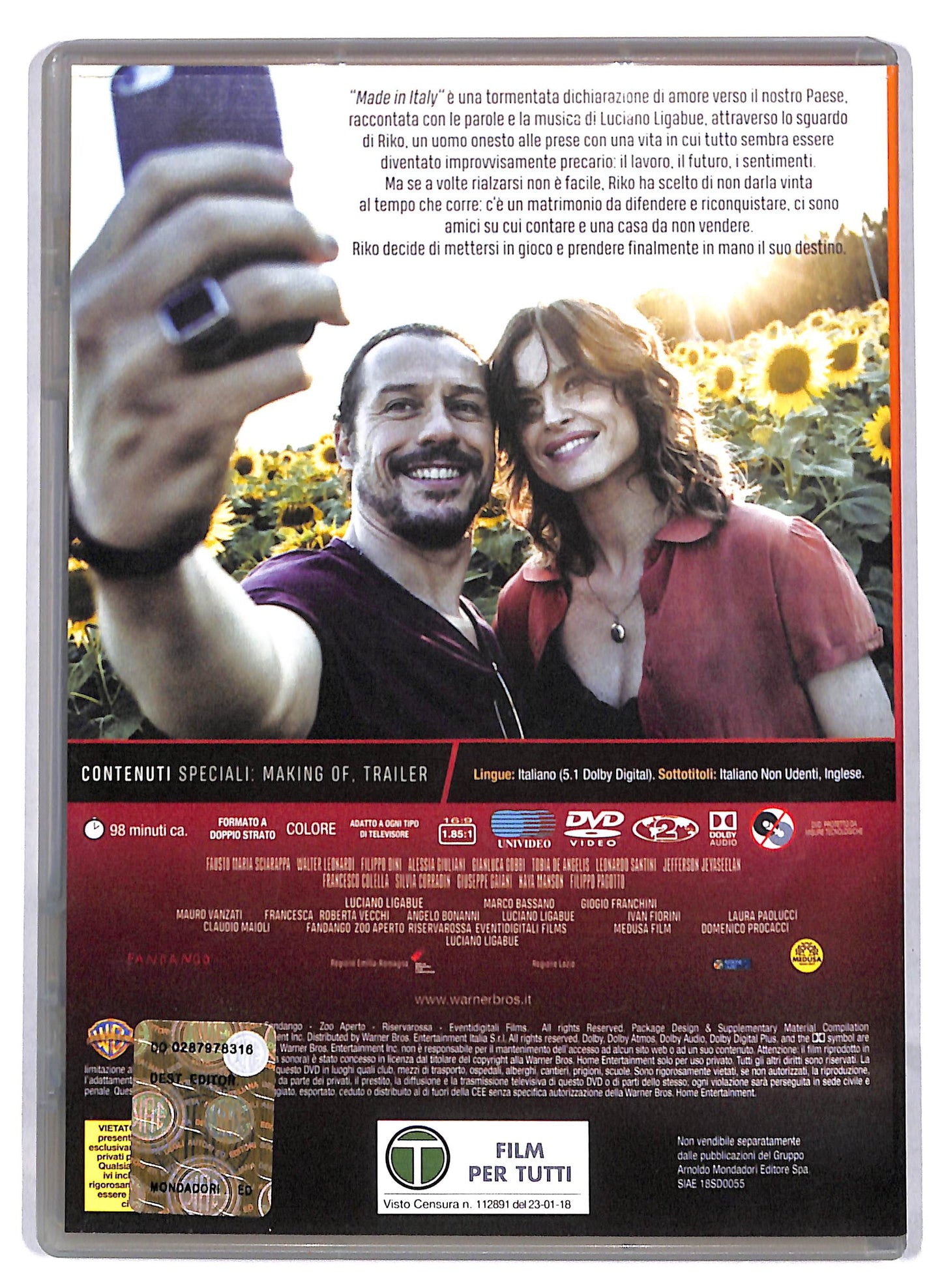 EBOND Made in Italy EDITORIALE DVD D811522