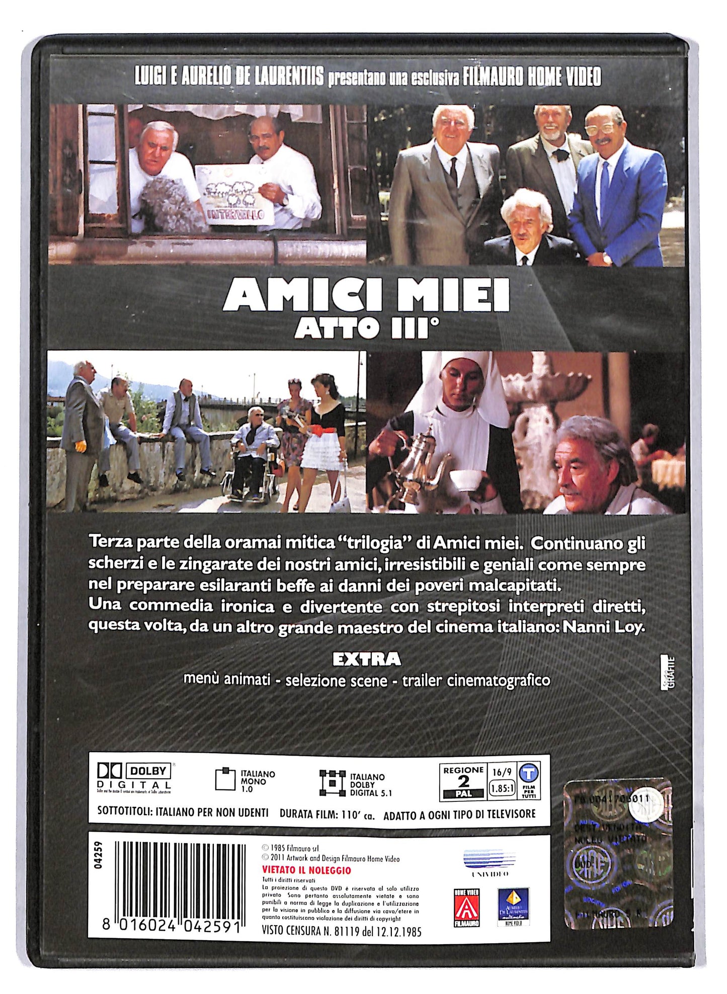 EBOND Amici miei - Atto IIIº DVD D811618