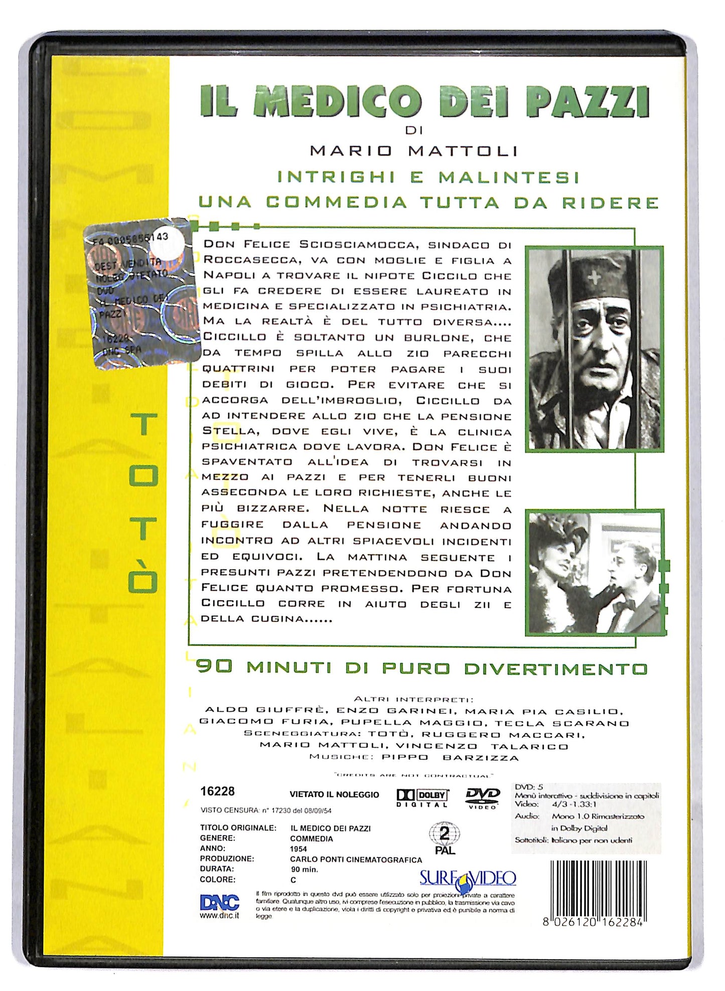 EBOND Il medico dei pazzi DVD D811658