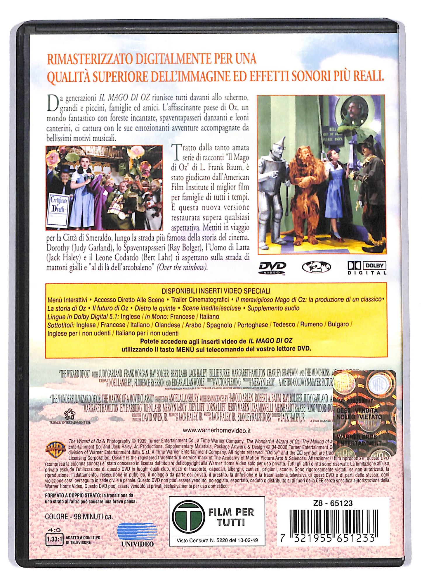 EBOND Il Mago Di Oz DVD D811660