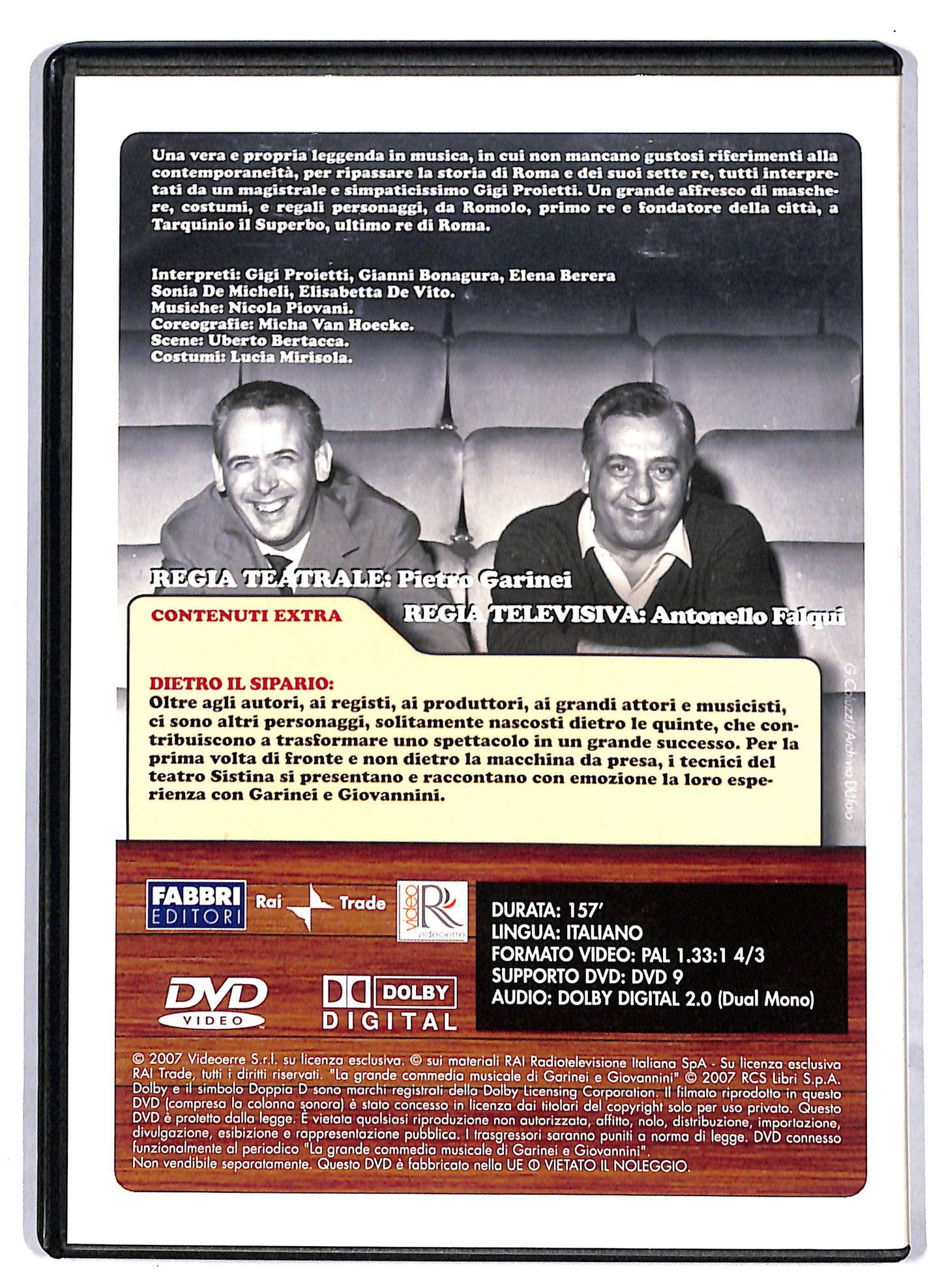 EBOND I 7 re di Roma EDITORIALE DVD D811759