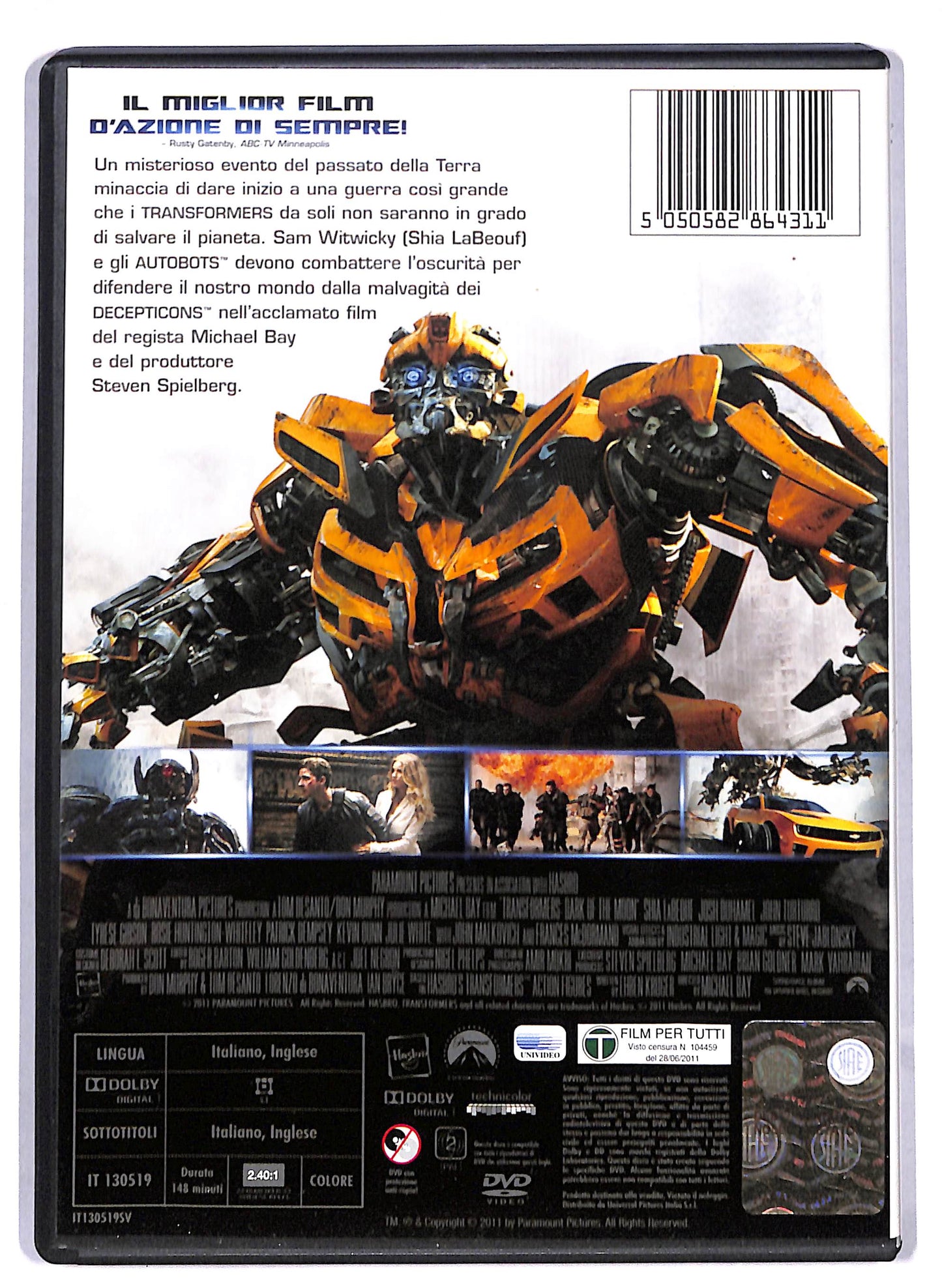 EBOND Transformers 3 DVD D811835