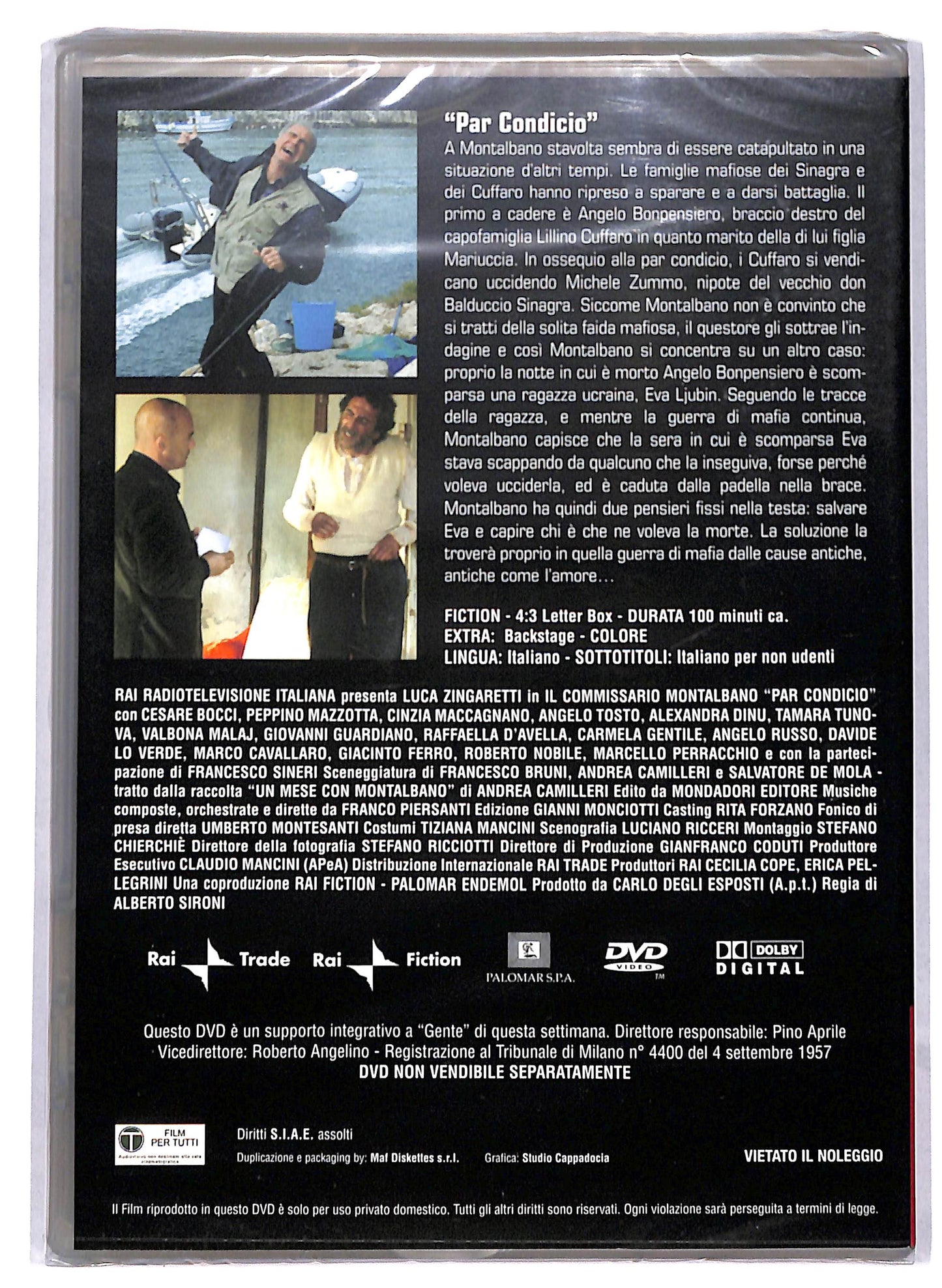 EBOND Il commissario Montalbano - Par condicio EDITORIALE DVD D811843