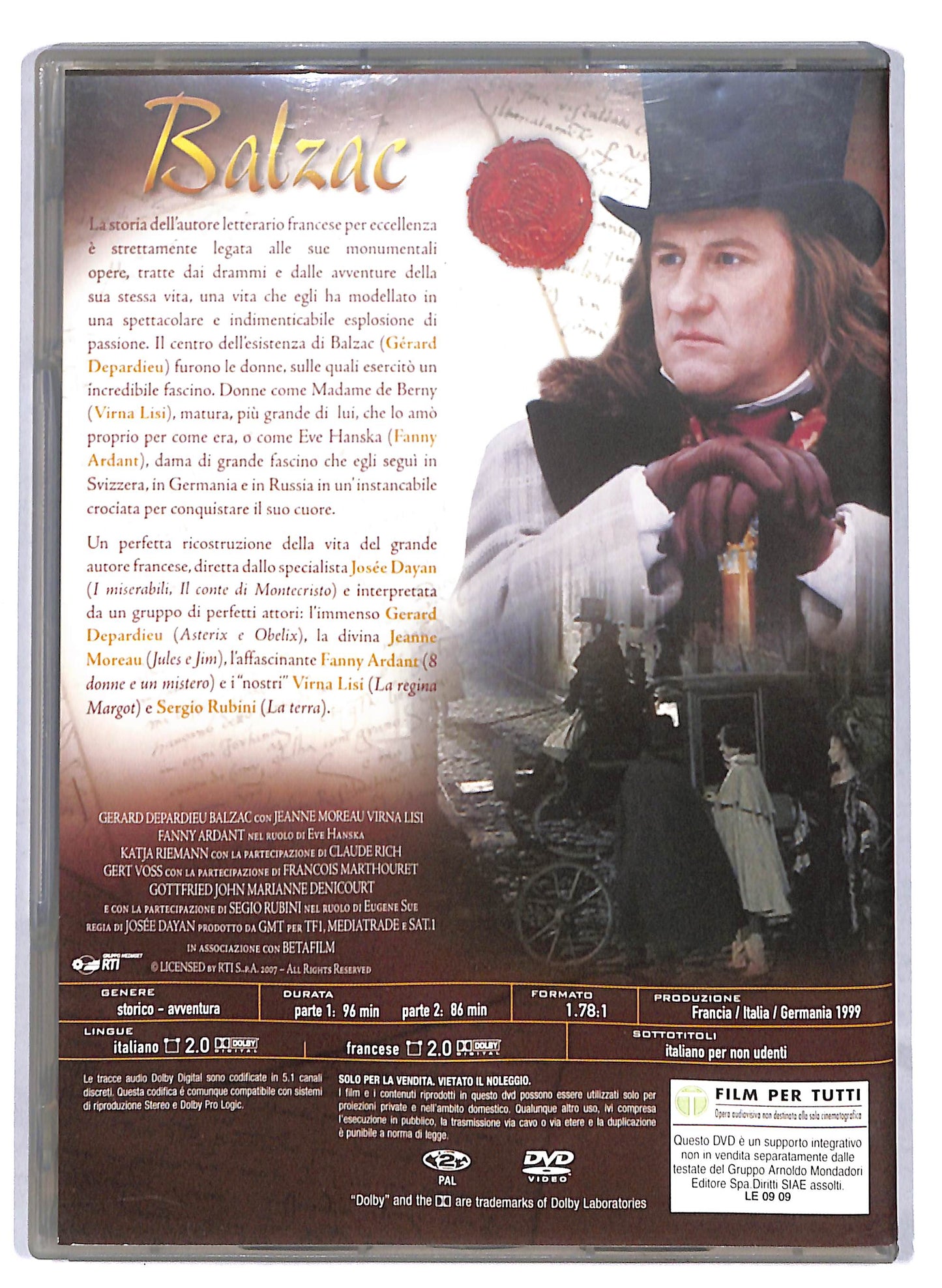 EBOND Balzac Una vita di passioni EDITORIALE DVD D811851