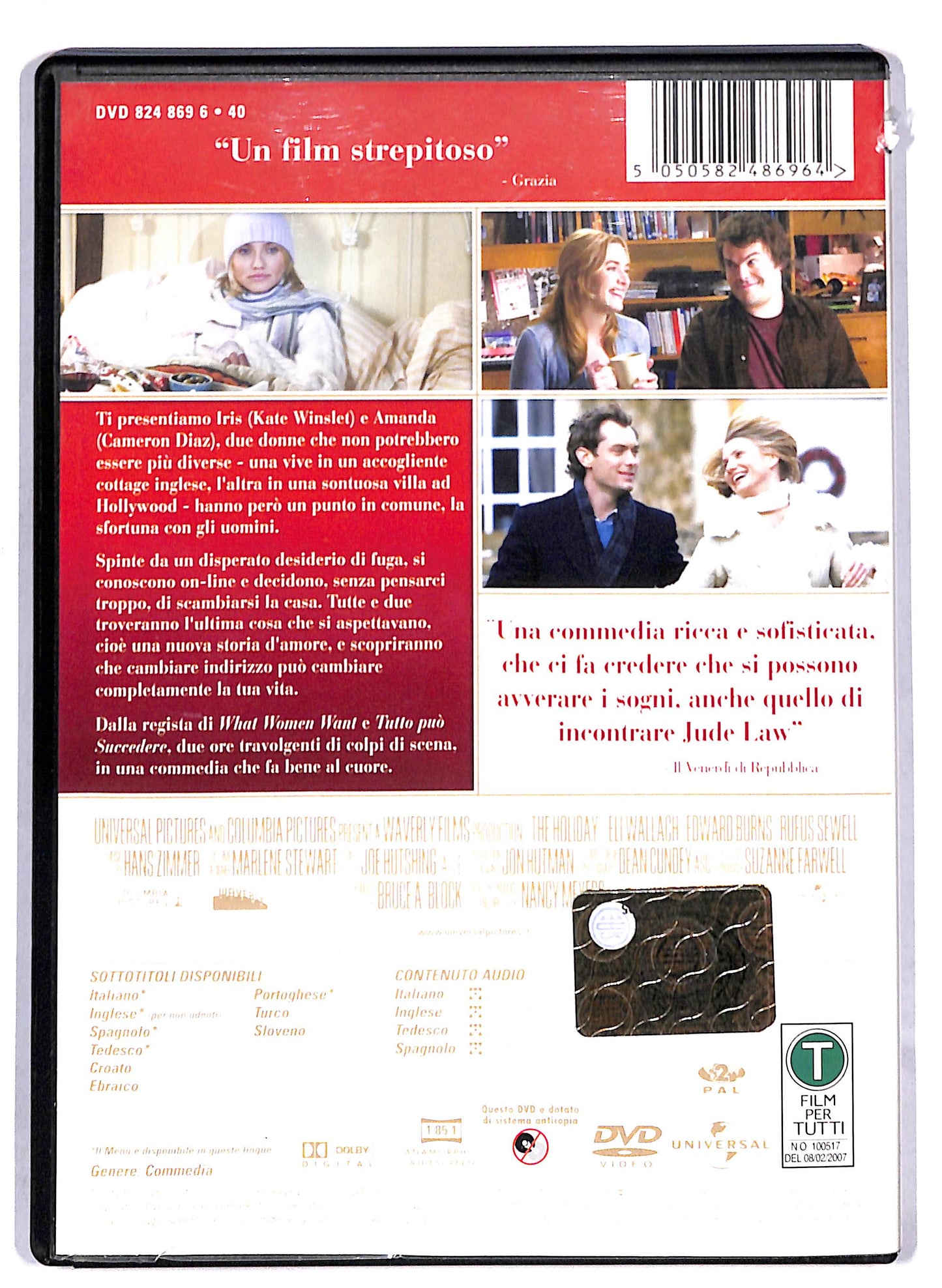 EBOND L'amore non va in vacanza DVD D812002