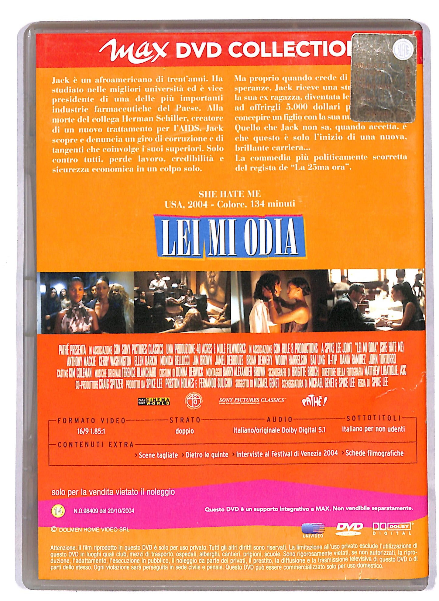 EBOND Lei mi odia EDITORIALE DVD D812022