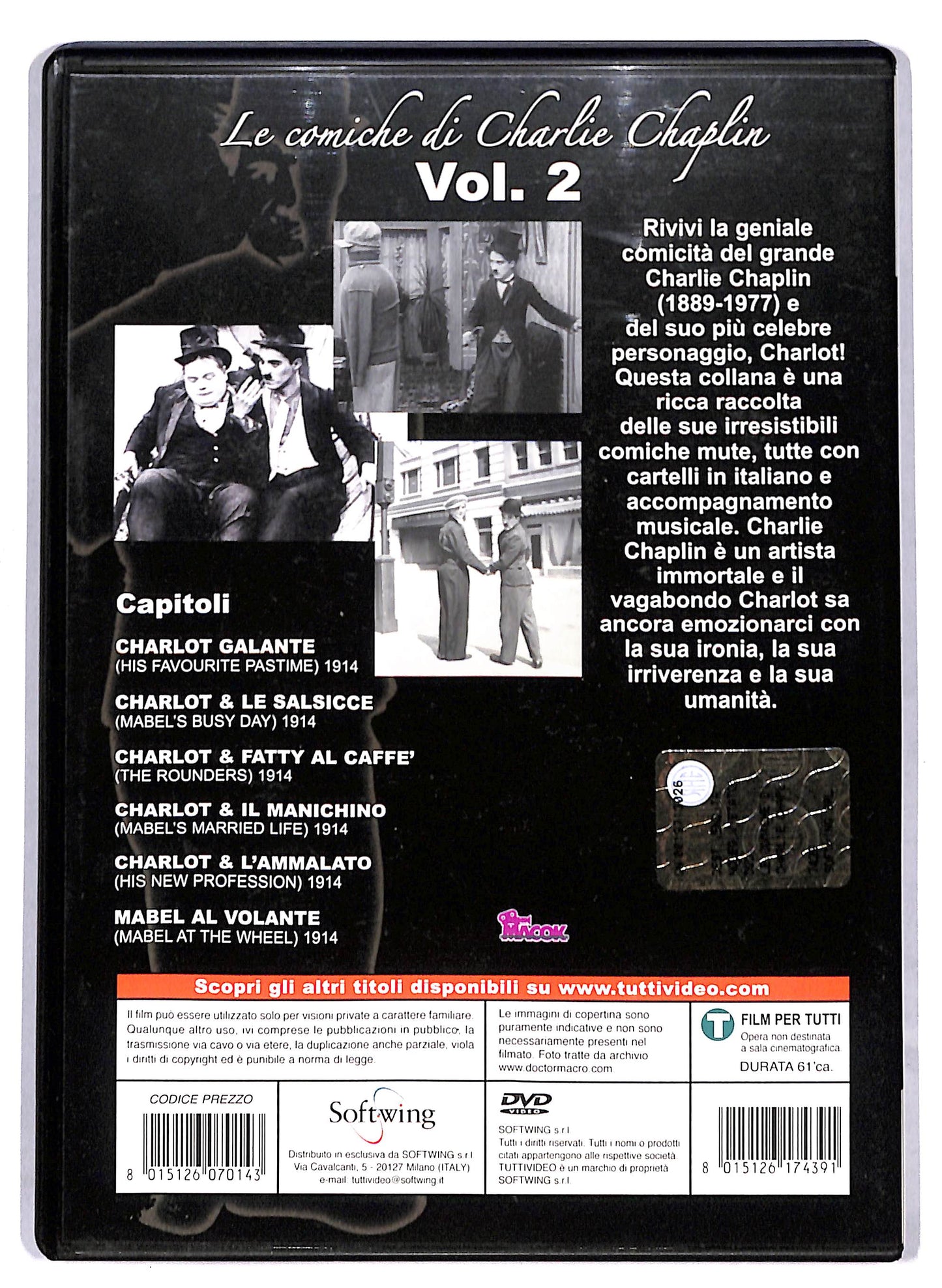 EBOND Le comiche di Charlie Chaplin vol.2 EDITORIALE DVD D812026