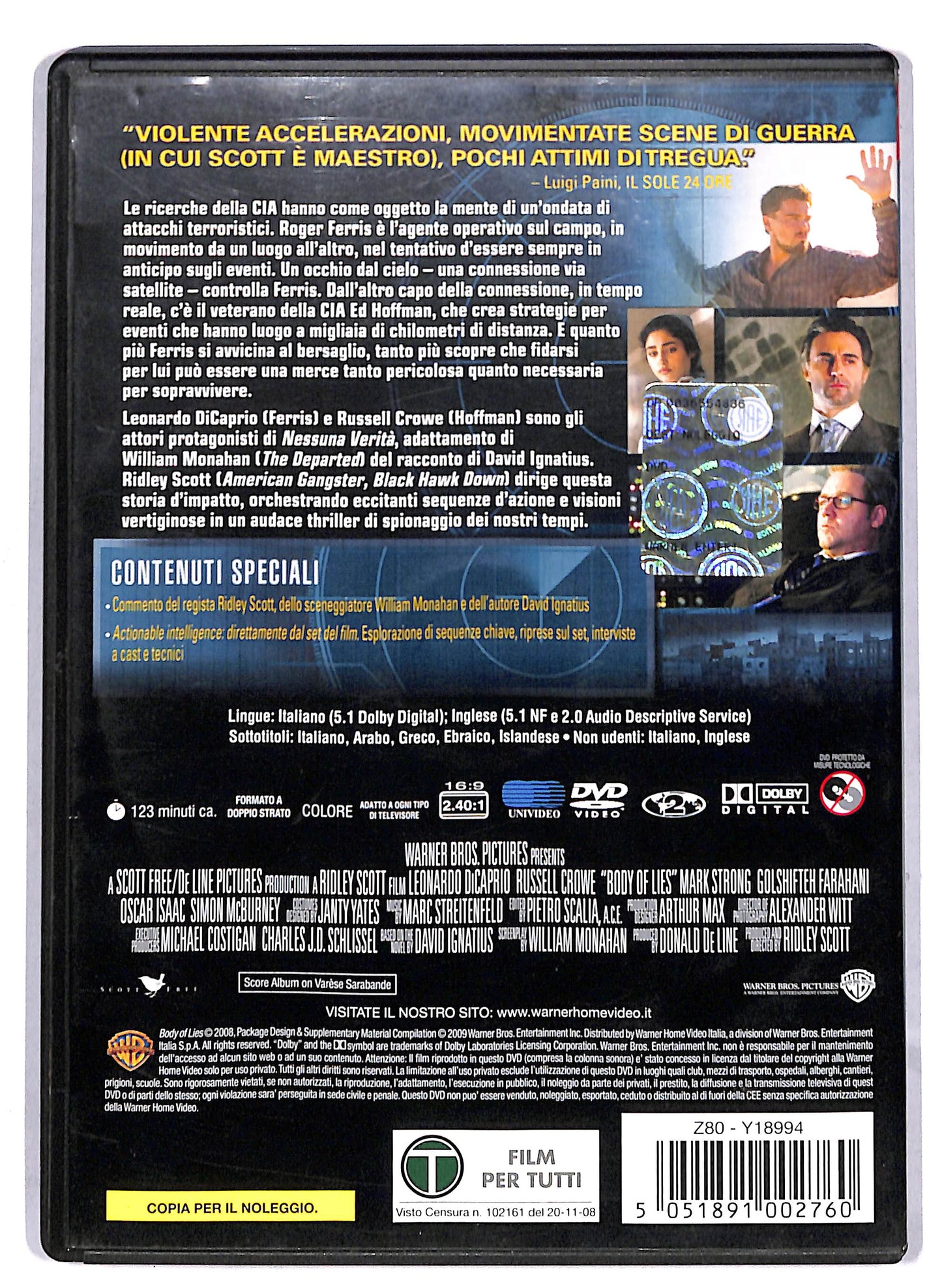 EBOND Nessuna verita - NOLEGGIO DVD D812040