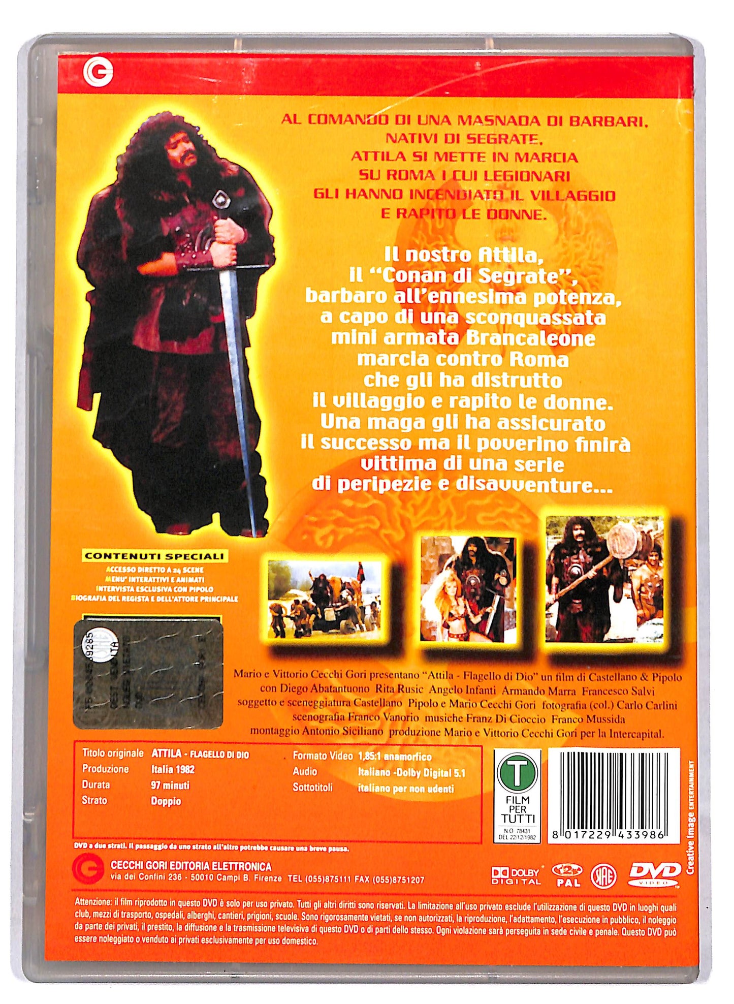 EBOND Attila Flagello Di Dio DVD D812107