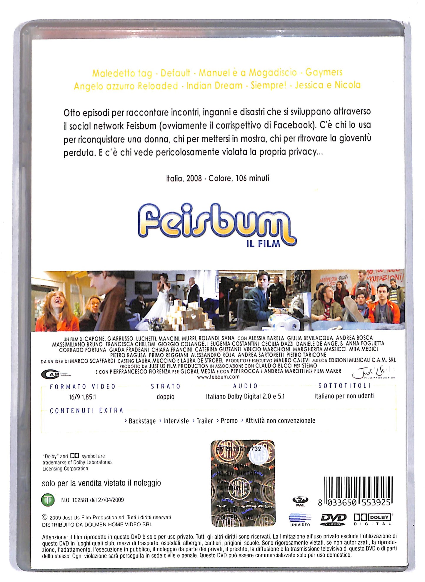 EBOND Feisbum - Il film DVD D812236