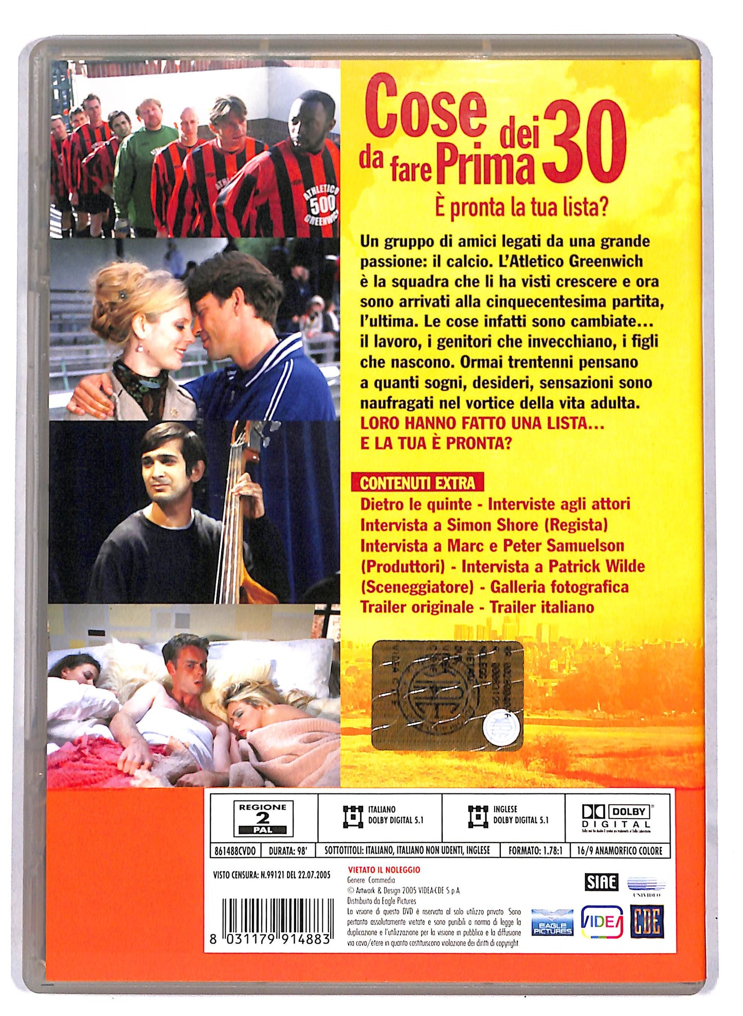 EBOND Cose da fare prima dei 30 DVD D812320