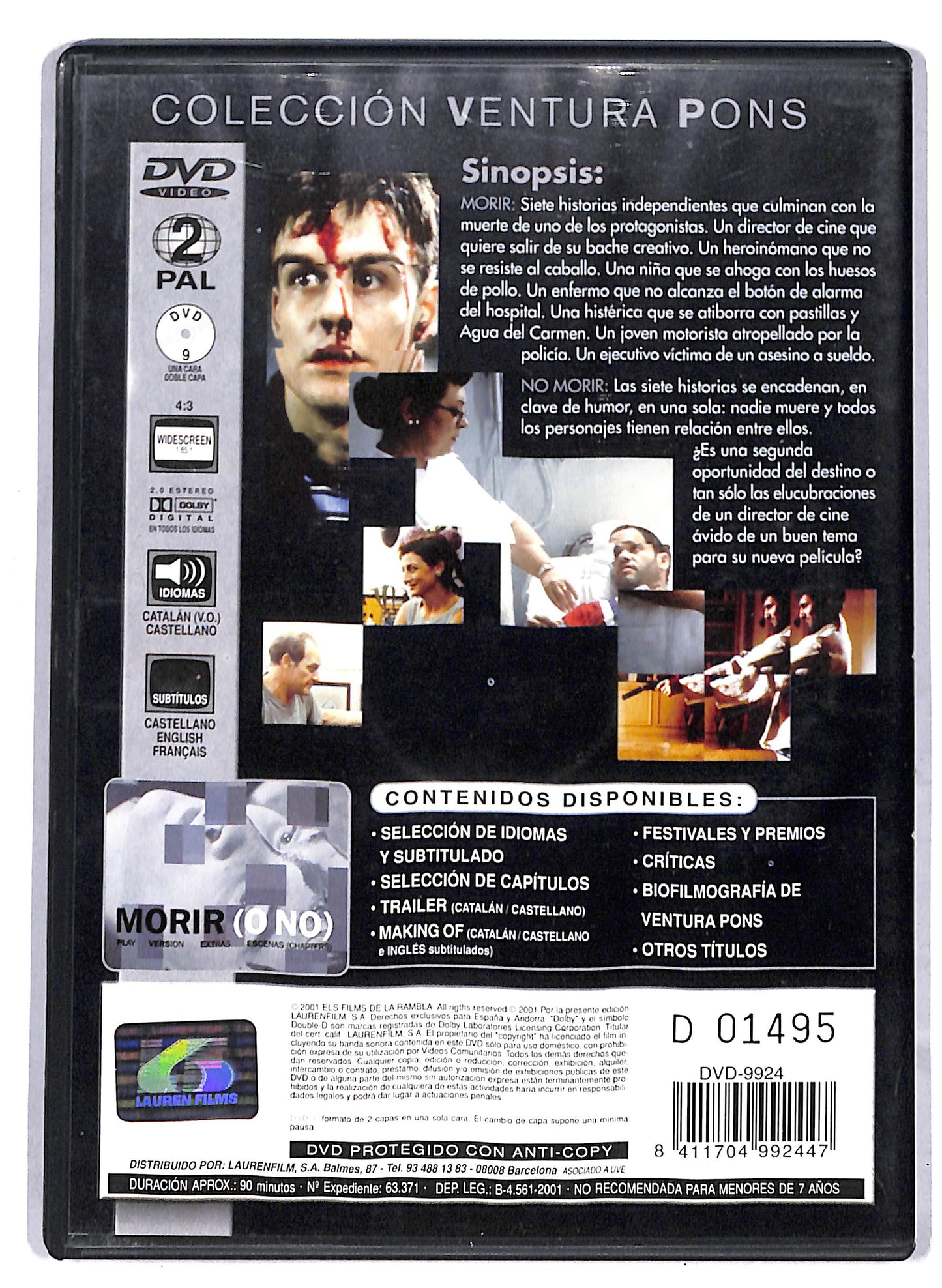 EBOND Morir (o no) - NO ITA DVD D812327