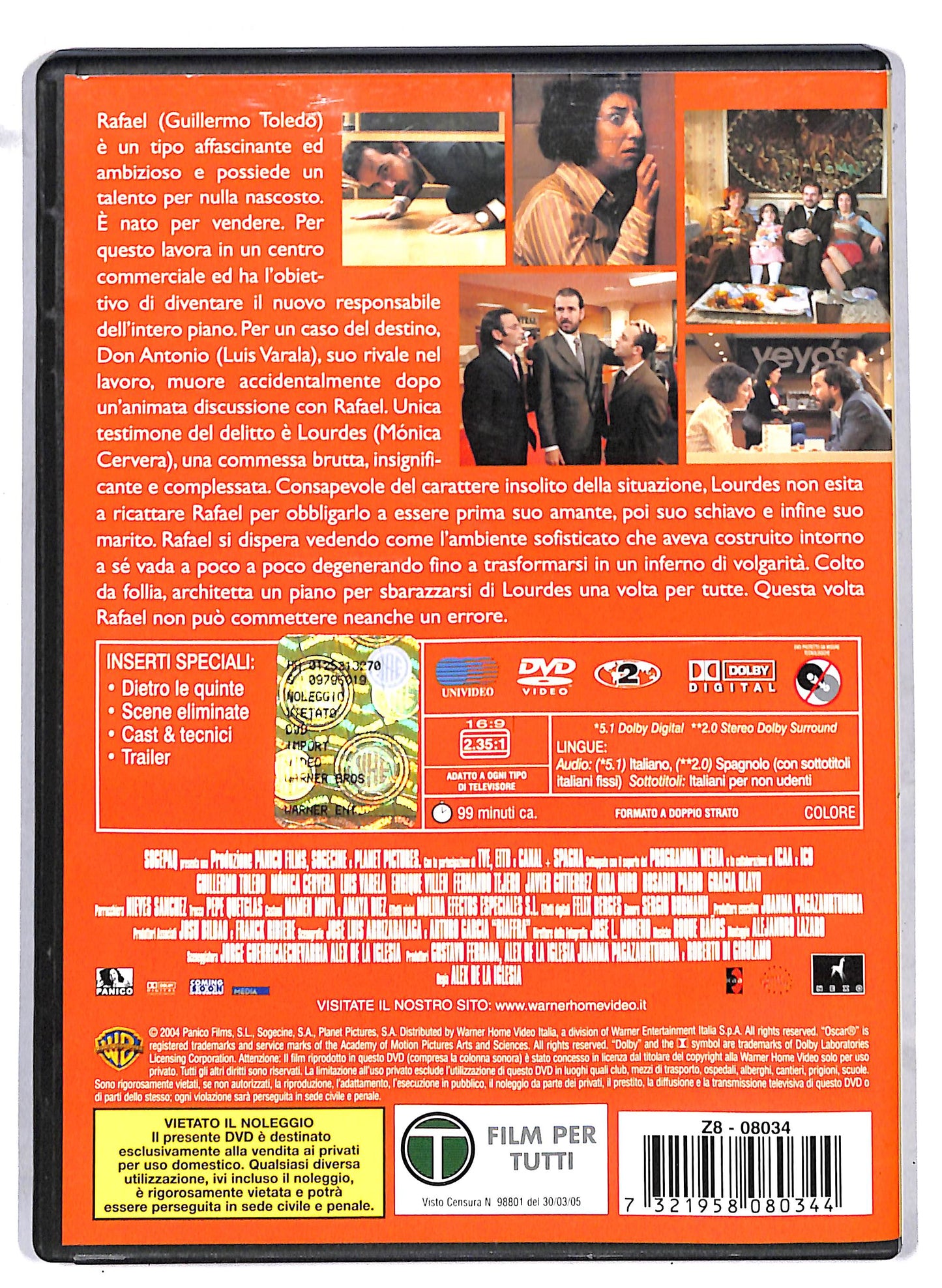 EBOND Crimen perfecto - Finche morte non li separi DVD D812422