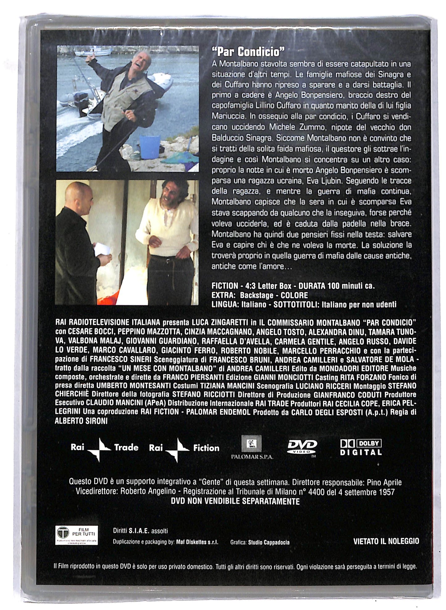 EBOND Il commissario Montalbano - Par condicio EDITORIALE DVD D812509