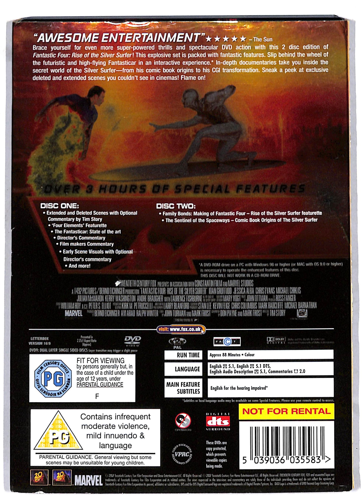 EBOND Fantastic Four - Rise Of The Silver Surfer NO ITA DVD D812540