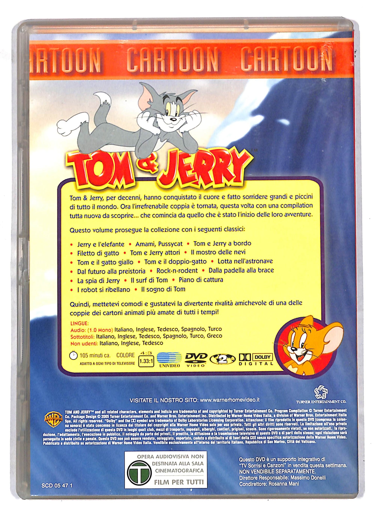 EBOND Tom & Jerry Classic Collection - Il surf di Tom EDITORIALE DVD D812542