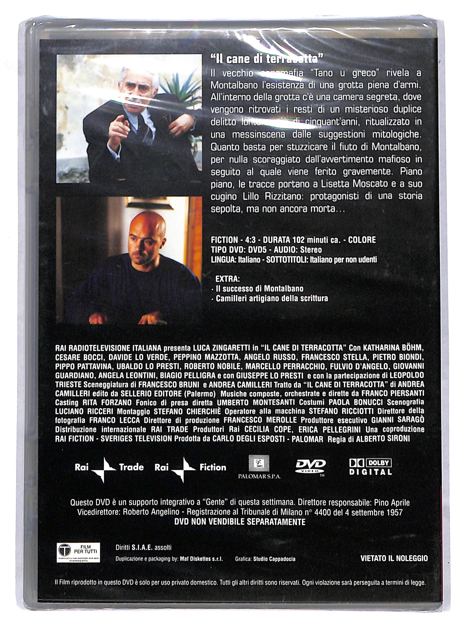 EBOND Commissario Montalbano Il cane di terracotta vol.8 EDITORIALE DVD D812546