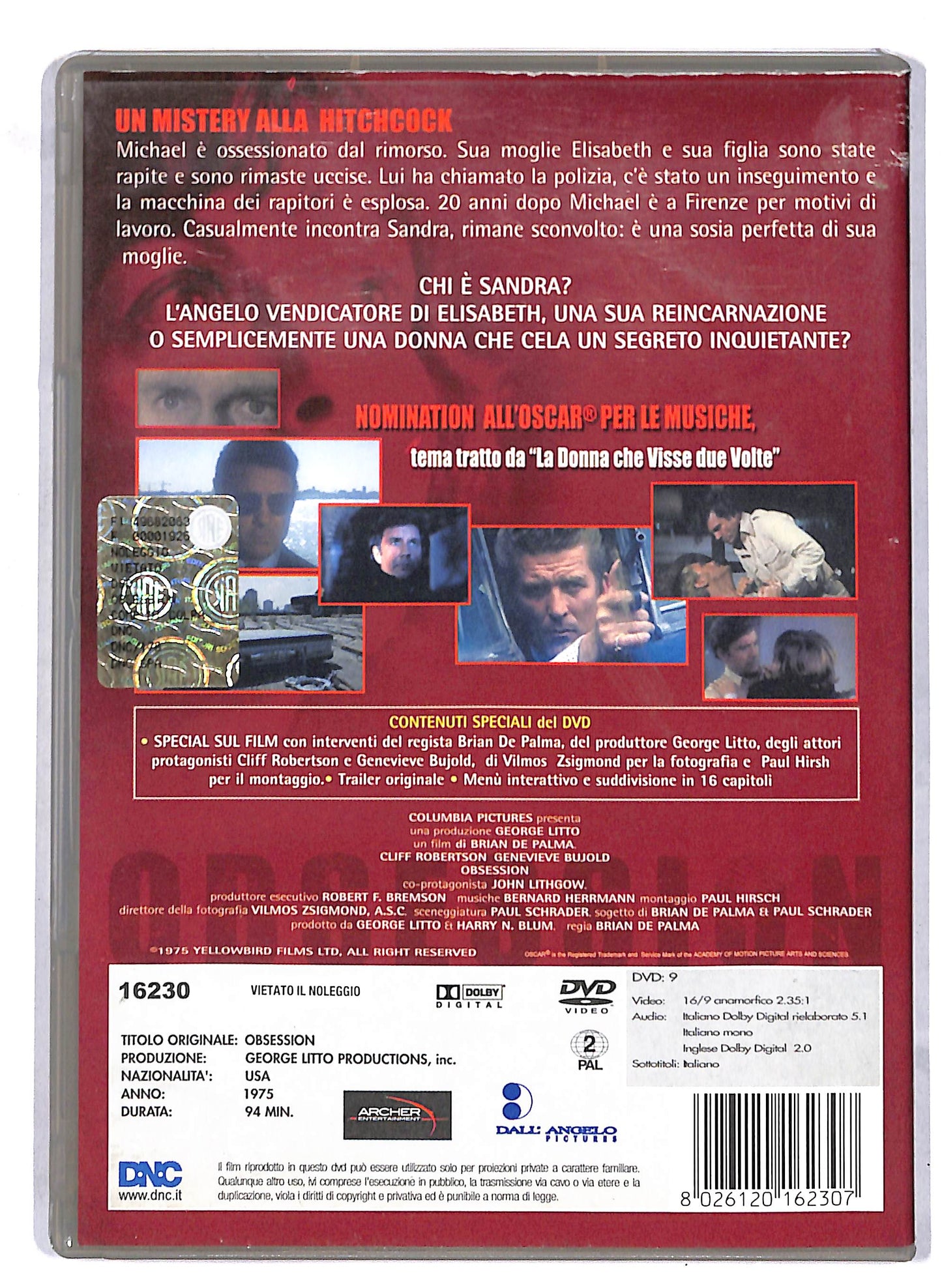 EBOND Obsession - complesso di colpa DVD D812549