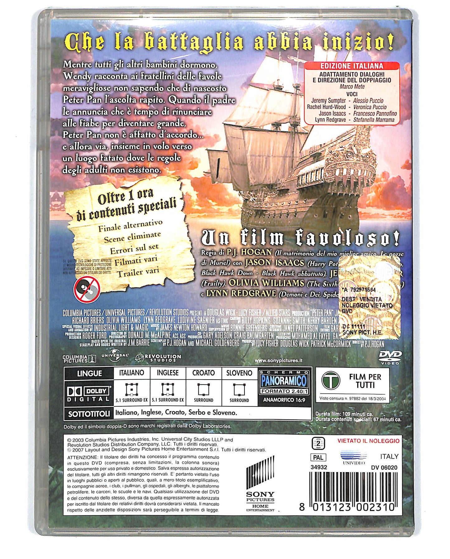 EBOND Peter pan DVD D812556