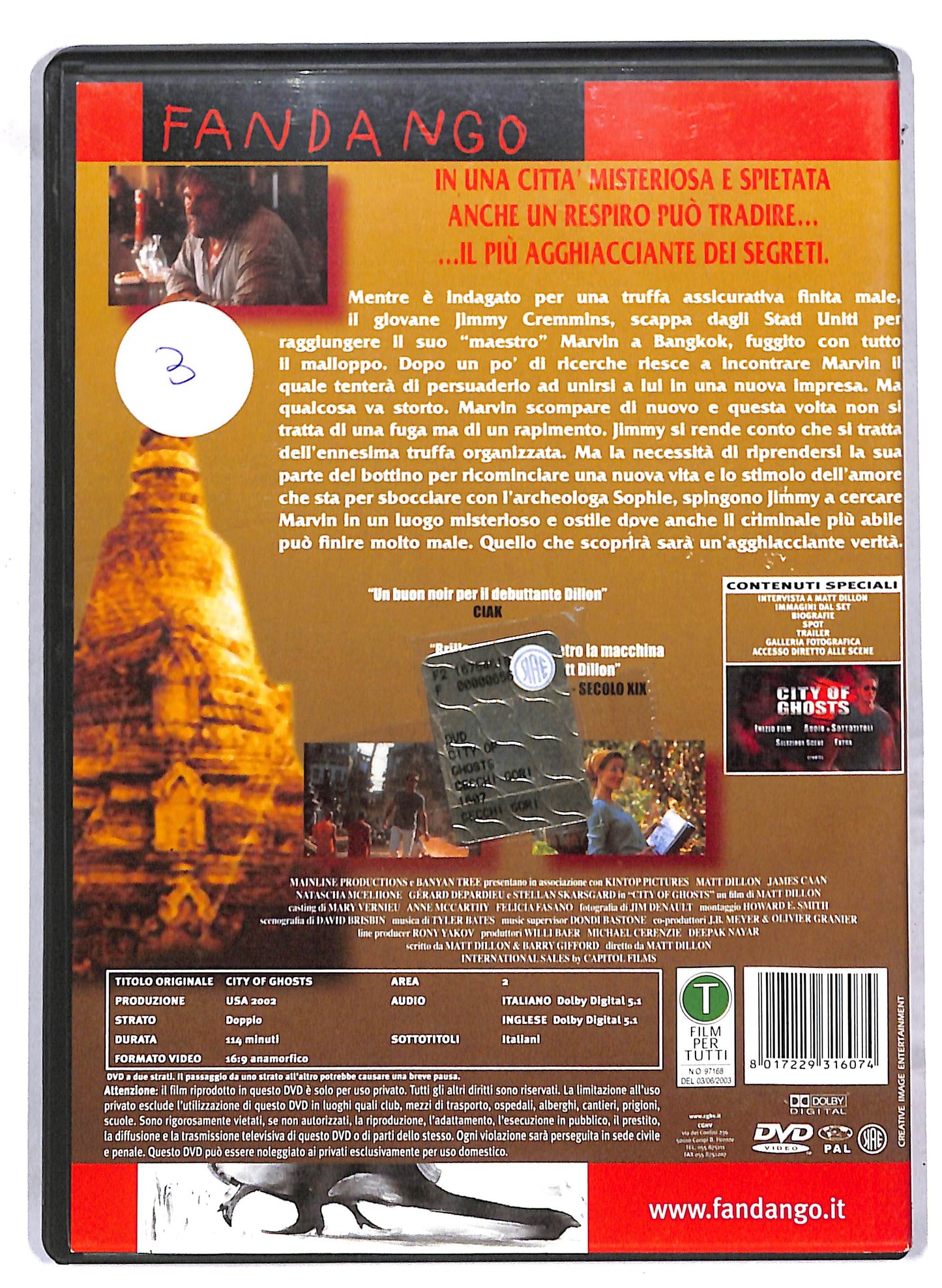 EBOND City of Ghosts NOLEGGIO DVD D812628