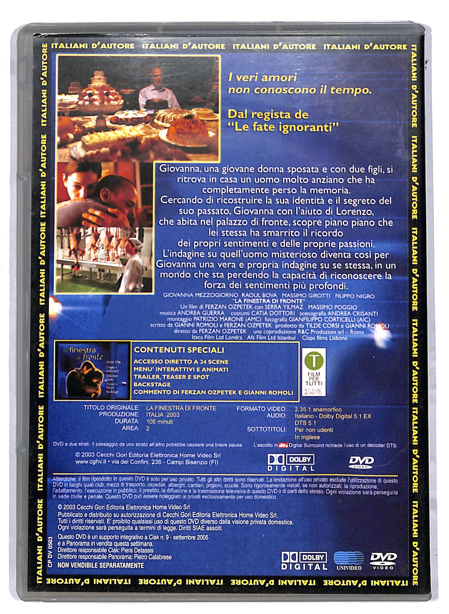 EBOND La finestra di fronte EDITORIALE DVD D812658