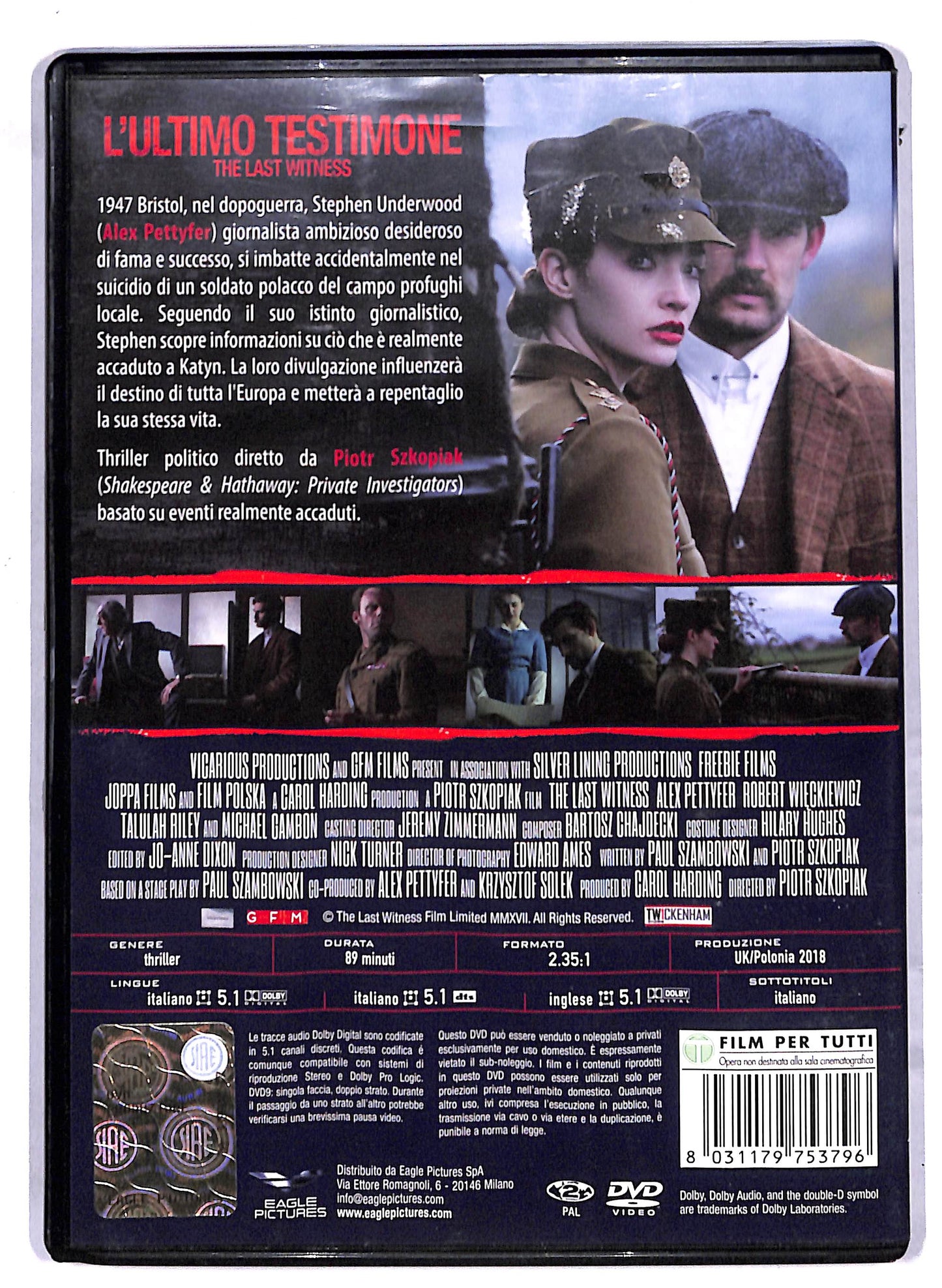 EBOND L'ultimo testimone - The Last Witness DVD D812661