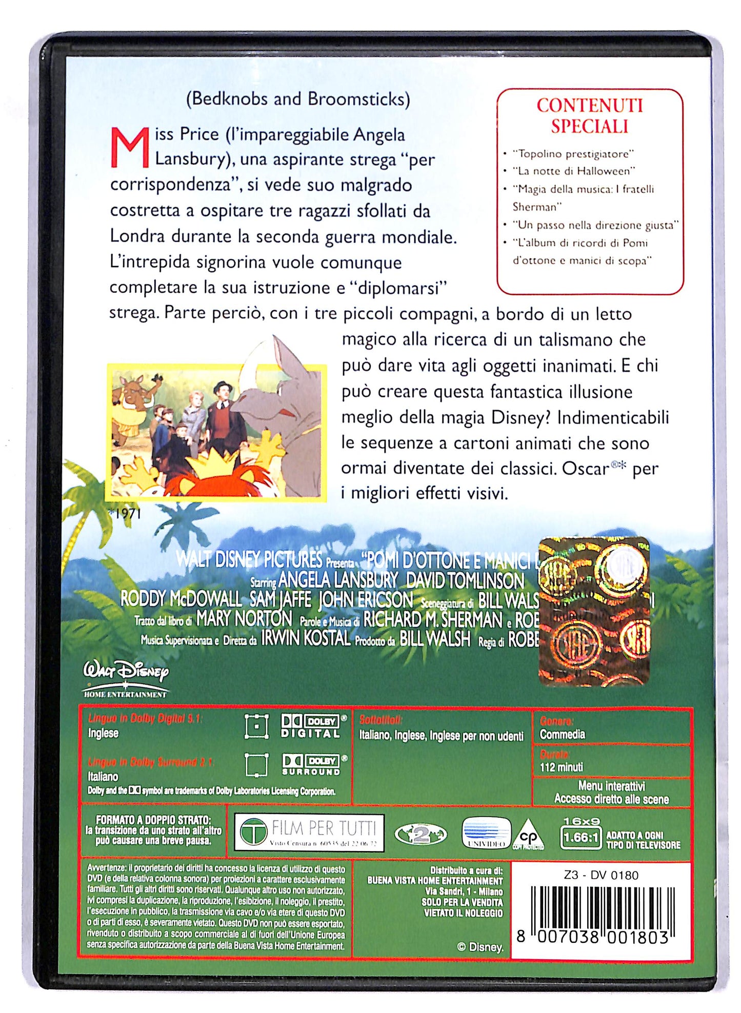 EBOND Pomi d'ottone e manici di scopa DVD D812716