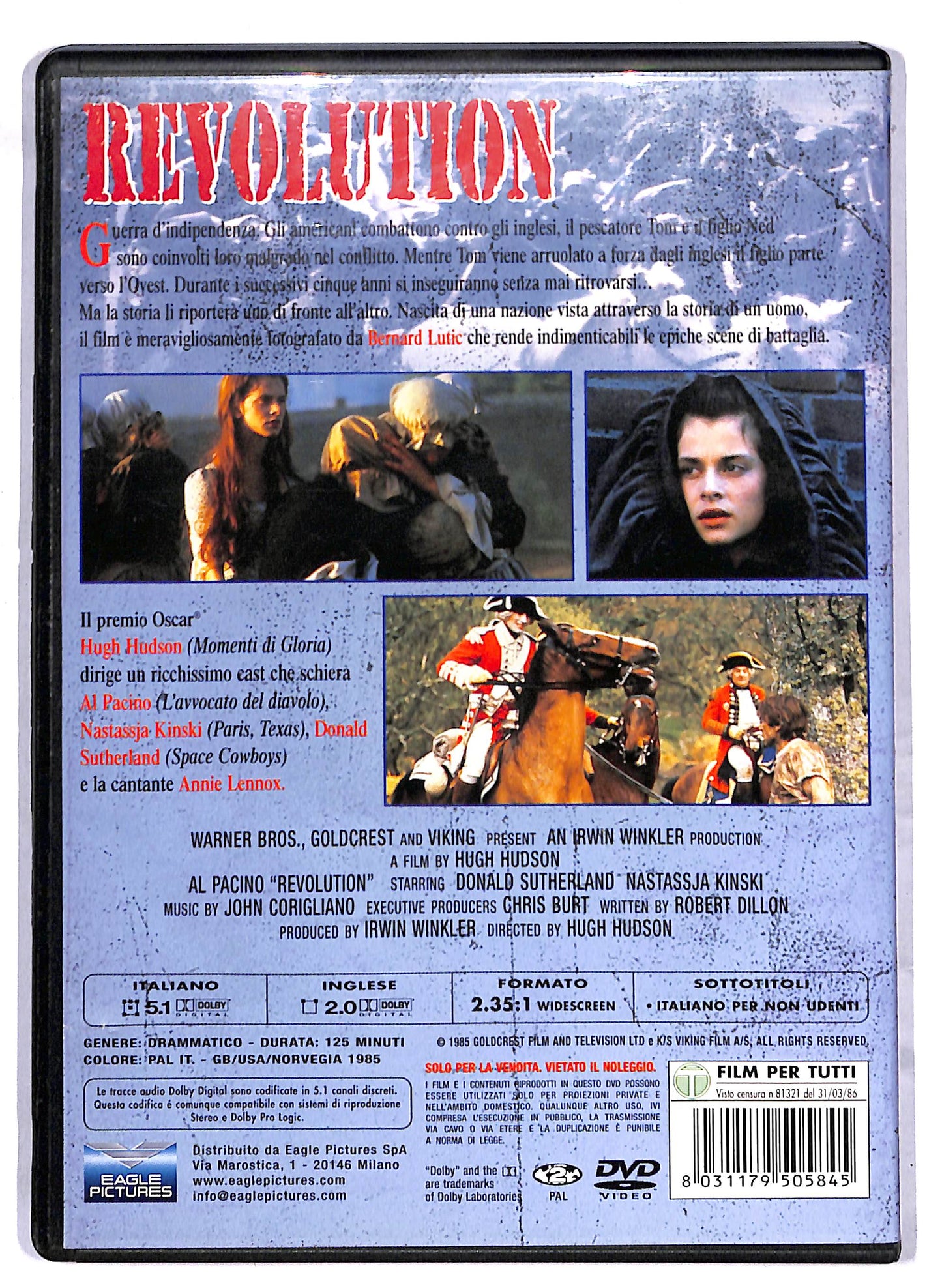 EBOND Revolution (film 1985) DVD D812737