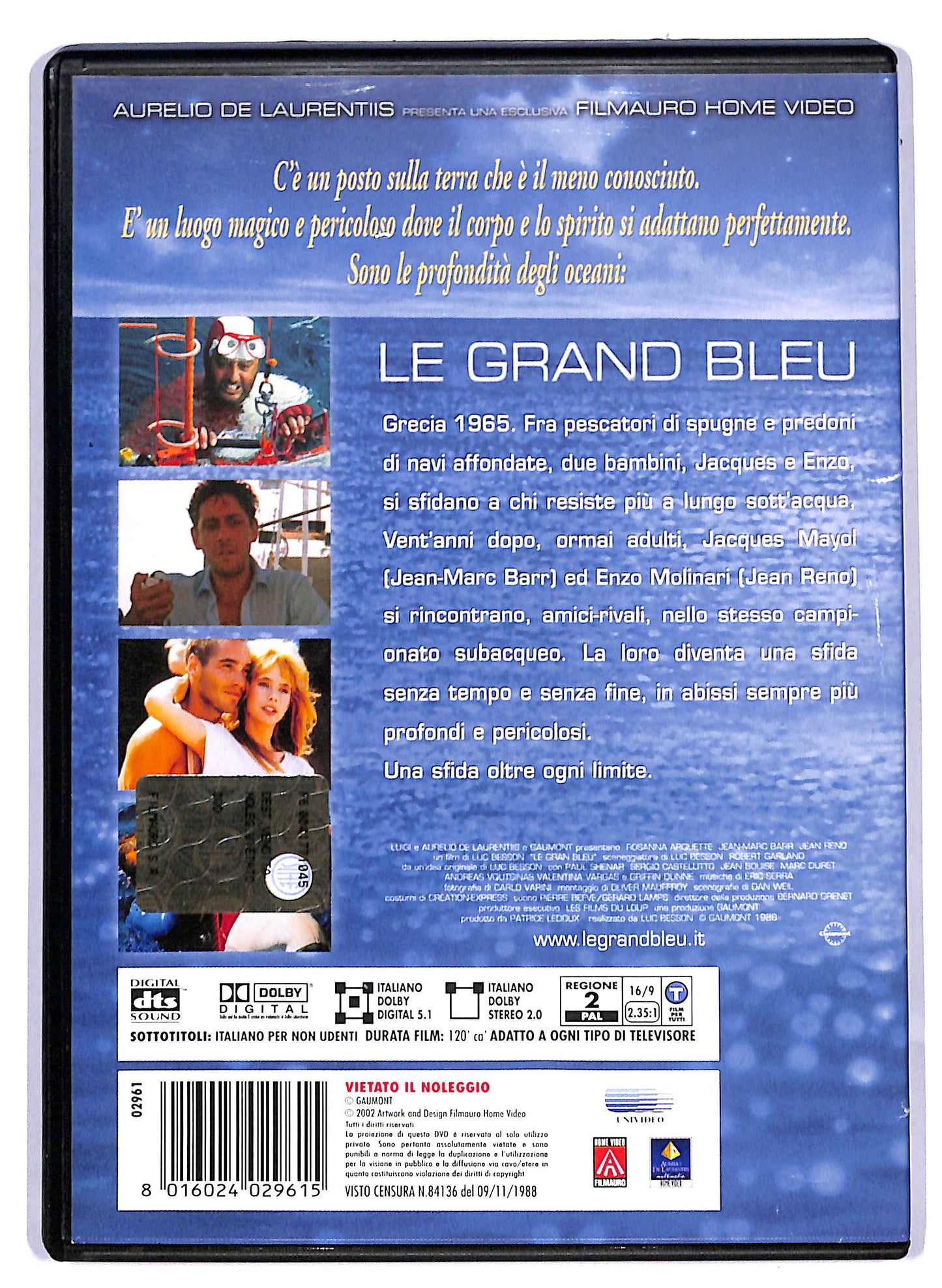 EBOND Le grand bleu DVD D812804
