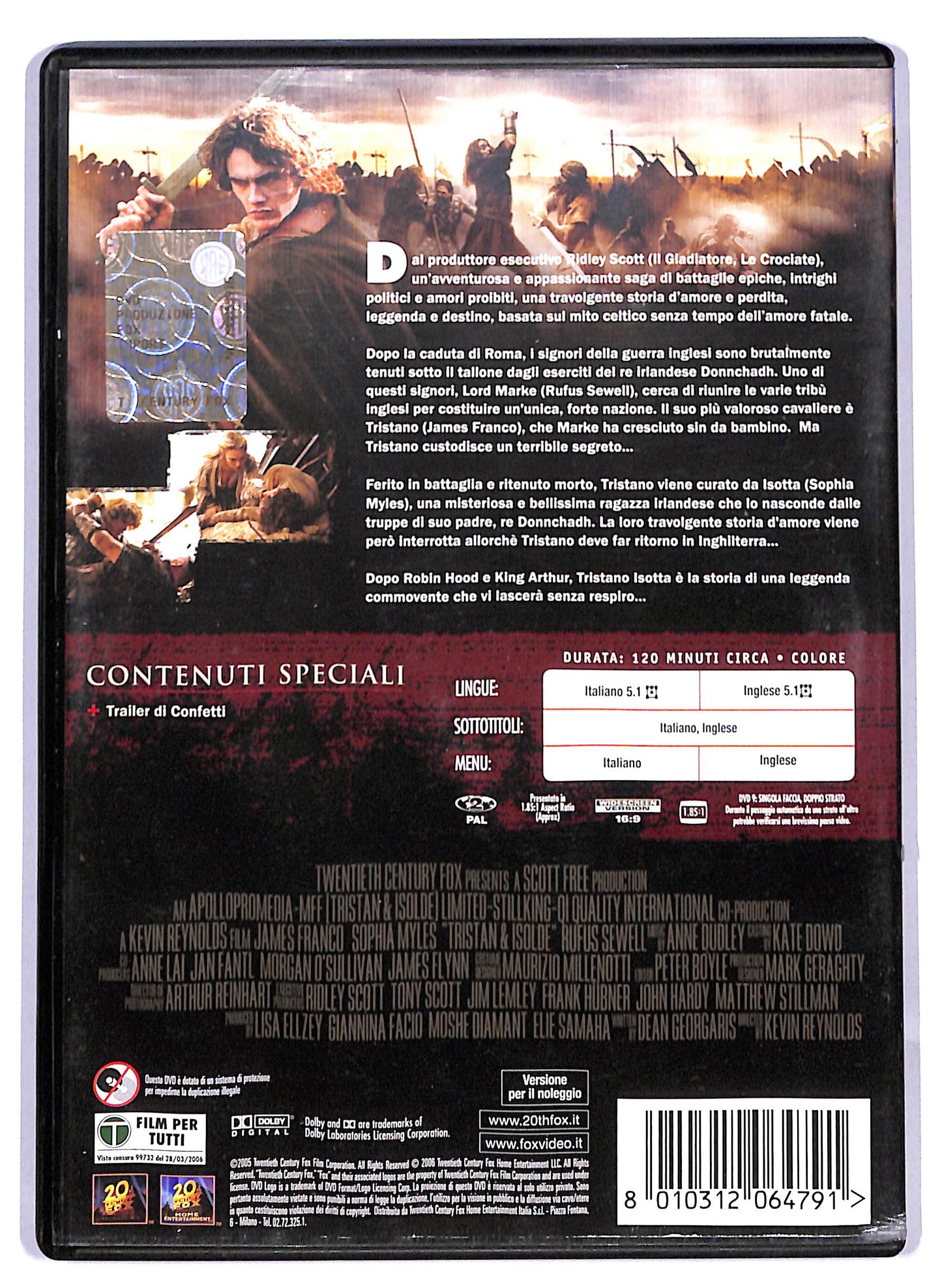 EBOND Tristano E Isotta NOLEGGIO DVD D812815