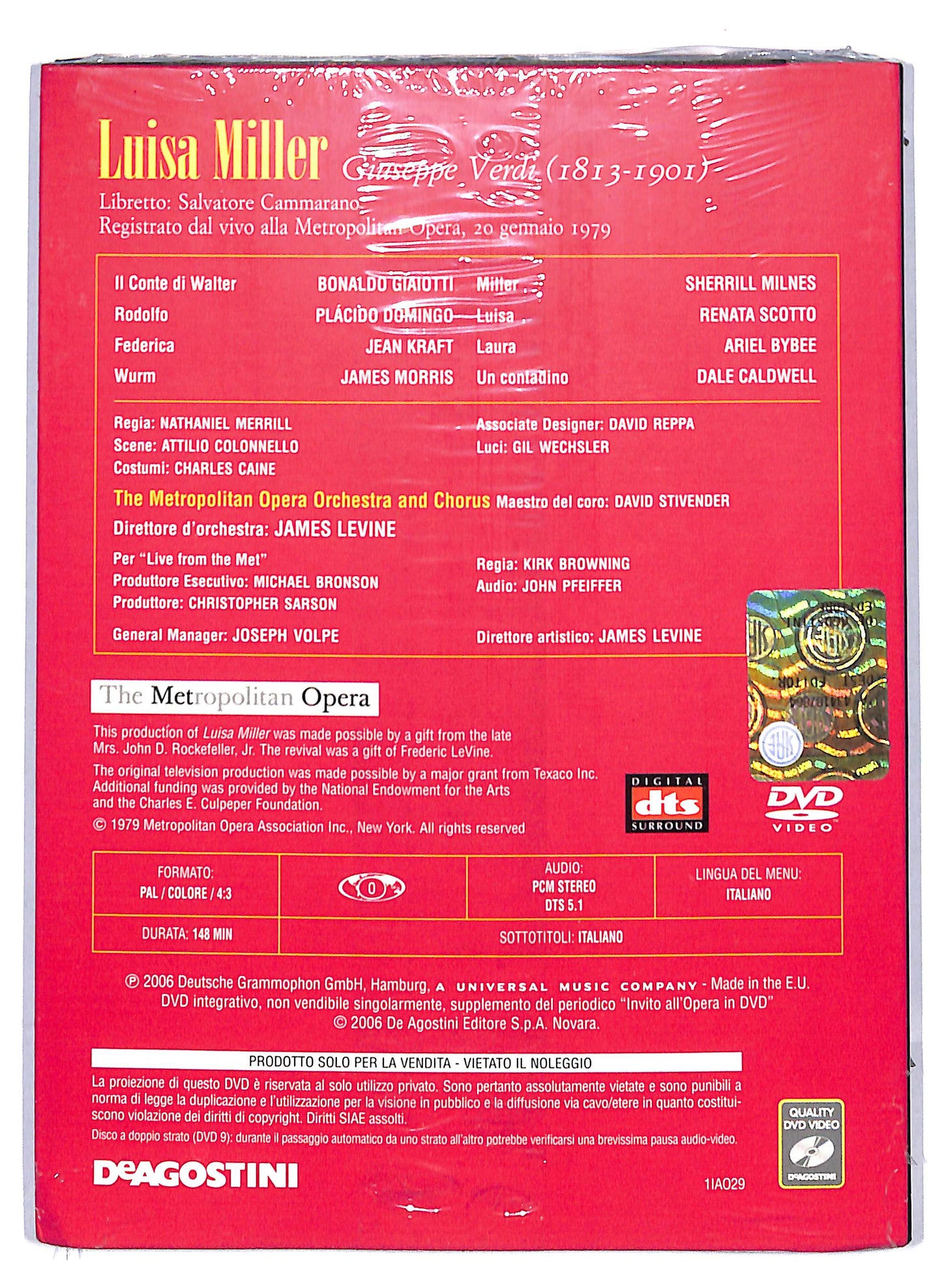 EBOND Invito all'Opera in DVD - Luisa Miller Vol 29 EDITORIALE DVD D812818