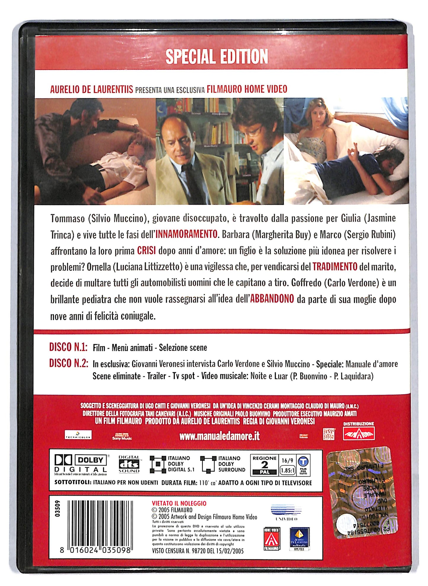 EBOND Manuale D'amore - Special Edition DVD D812849