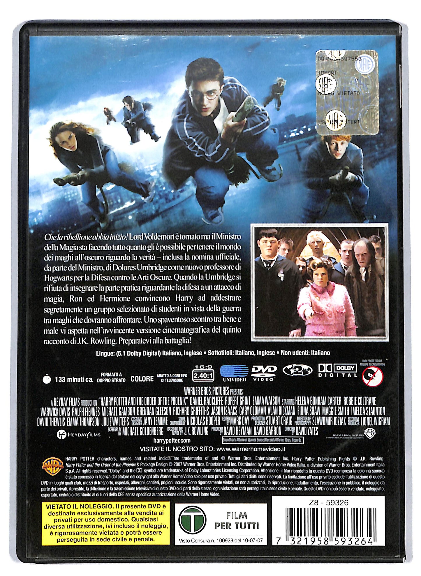 EBOND Harry Potter e L'ordine Della Fenice DVD D812858
