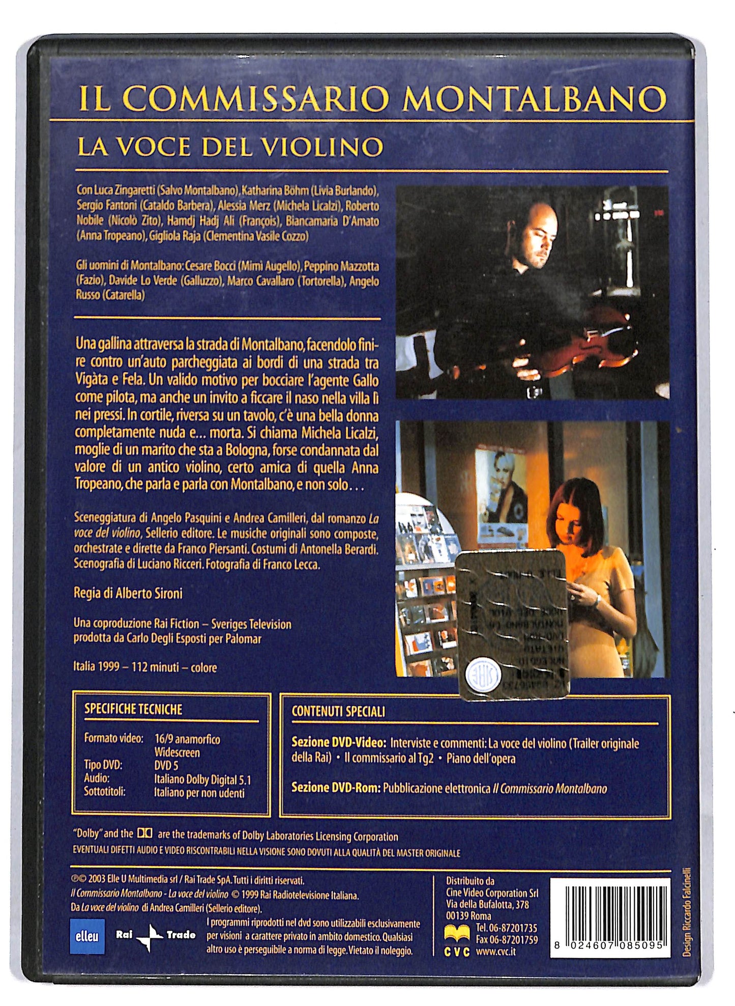 EBOND Il Commissario Montalbano - La Voce Del Violino DVD D812962