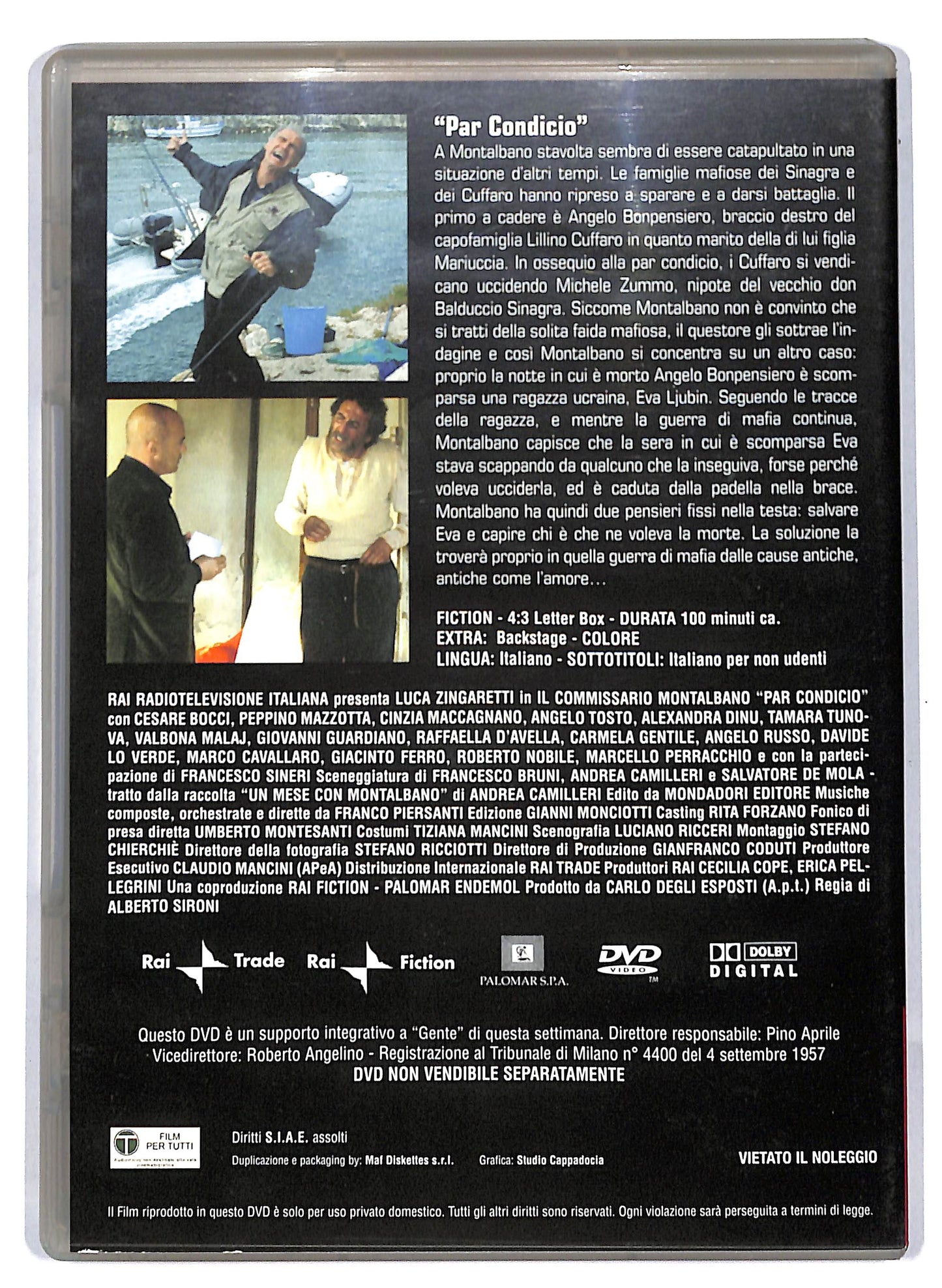 EBOND Il commissario Montalbano - Par condicio EDITORIALE DVD D813001