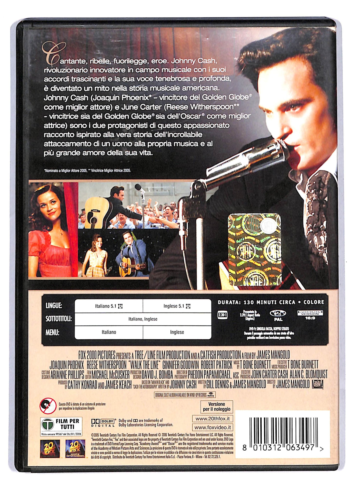 EBOND Quando l'amore brucia l'anima - Walk the Line DVD D813013