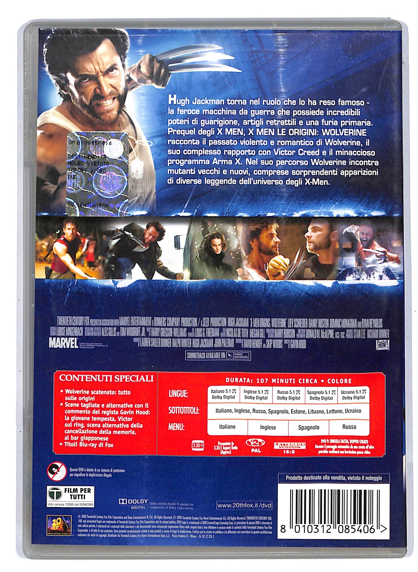 EBOND X-Men le origini - Wolverine DVD D813039