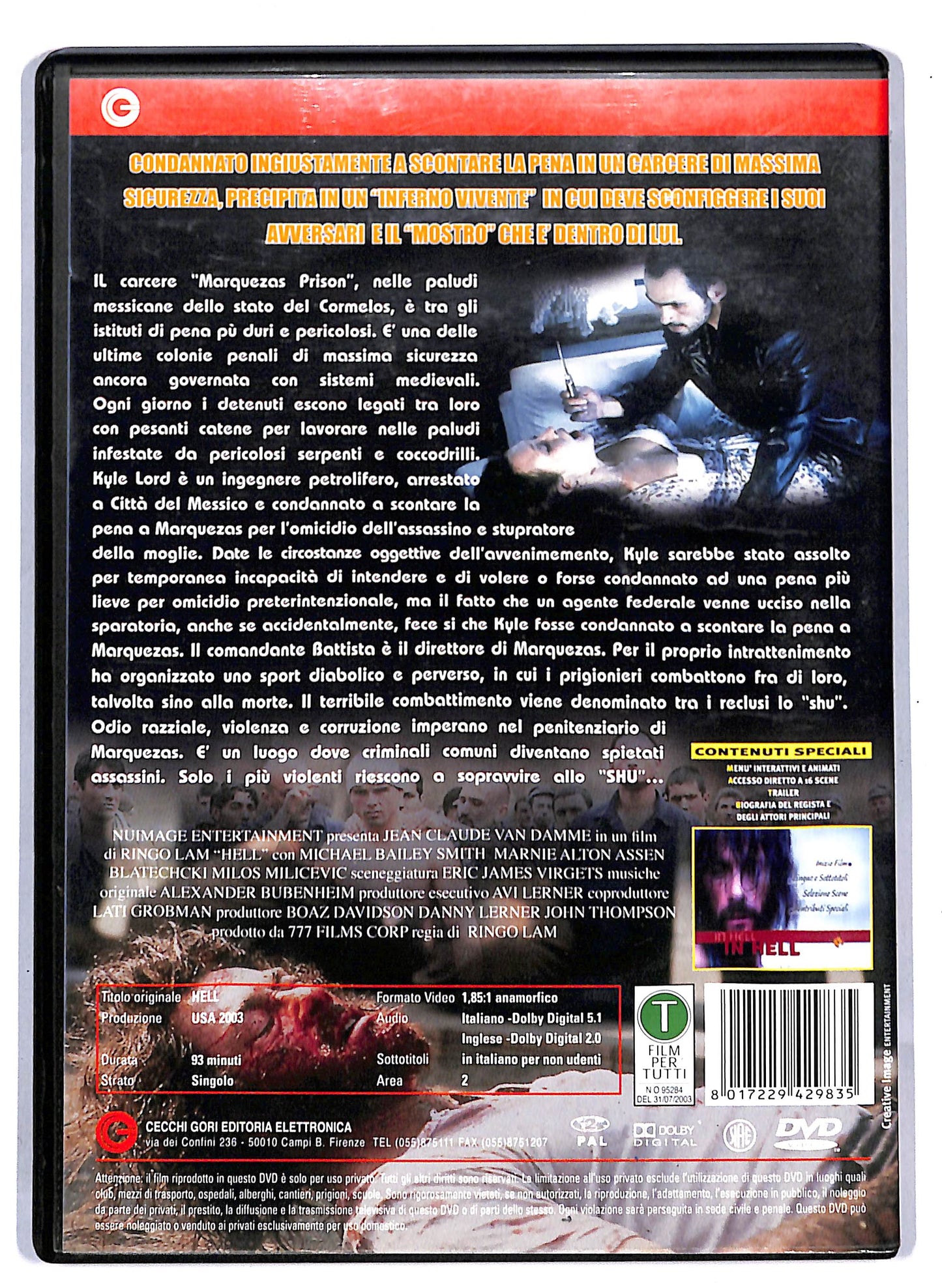EBOND Hell - Esplode La Furia DVD D813050