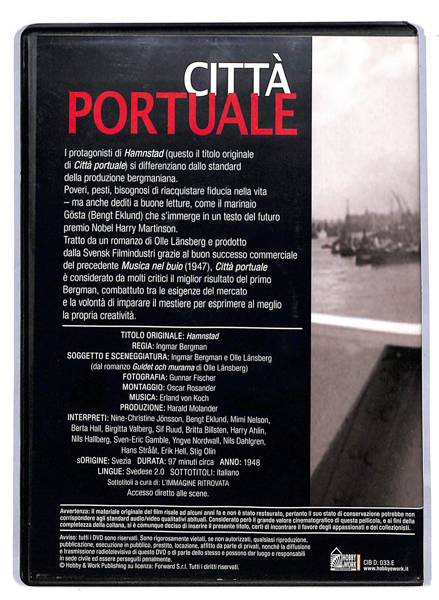 EBOND Citta portuale di Ingmar Bergman EDITORIALE DVD D813111