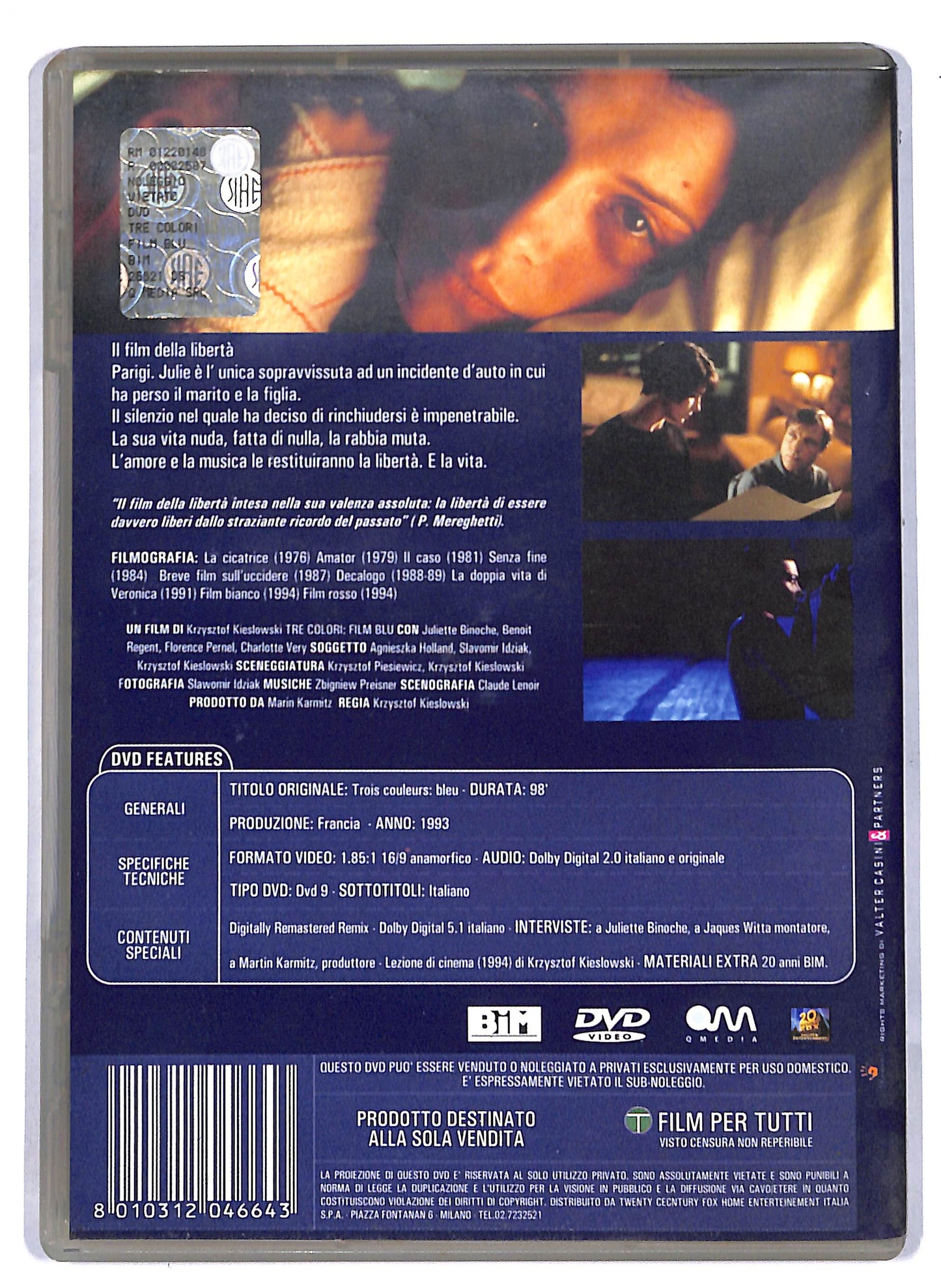 EBOND Tre colori - Film blu DVD D813114