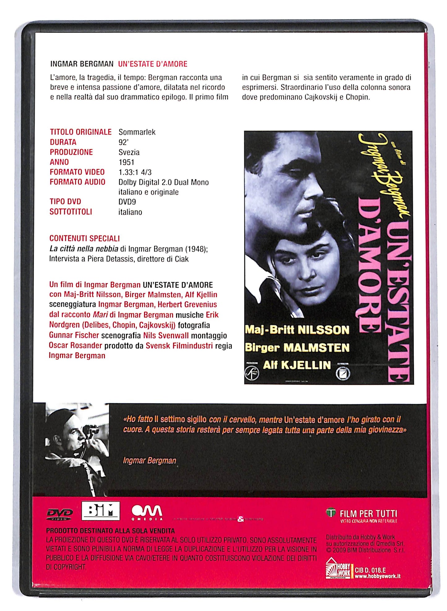 EBOND Un'estate d'amore EDITORIALE DVD D813133