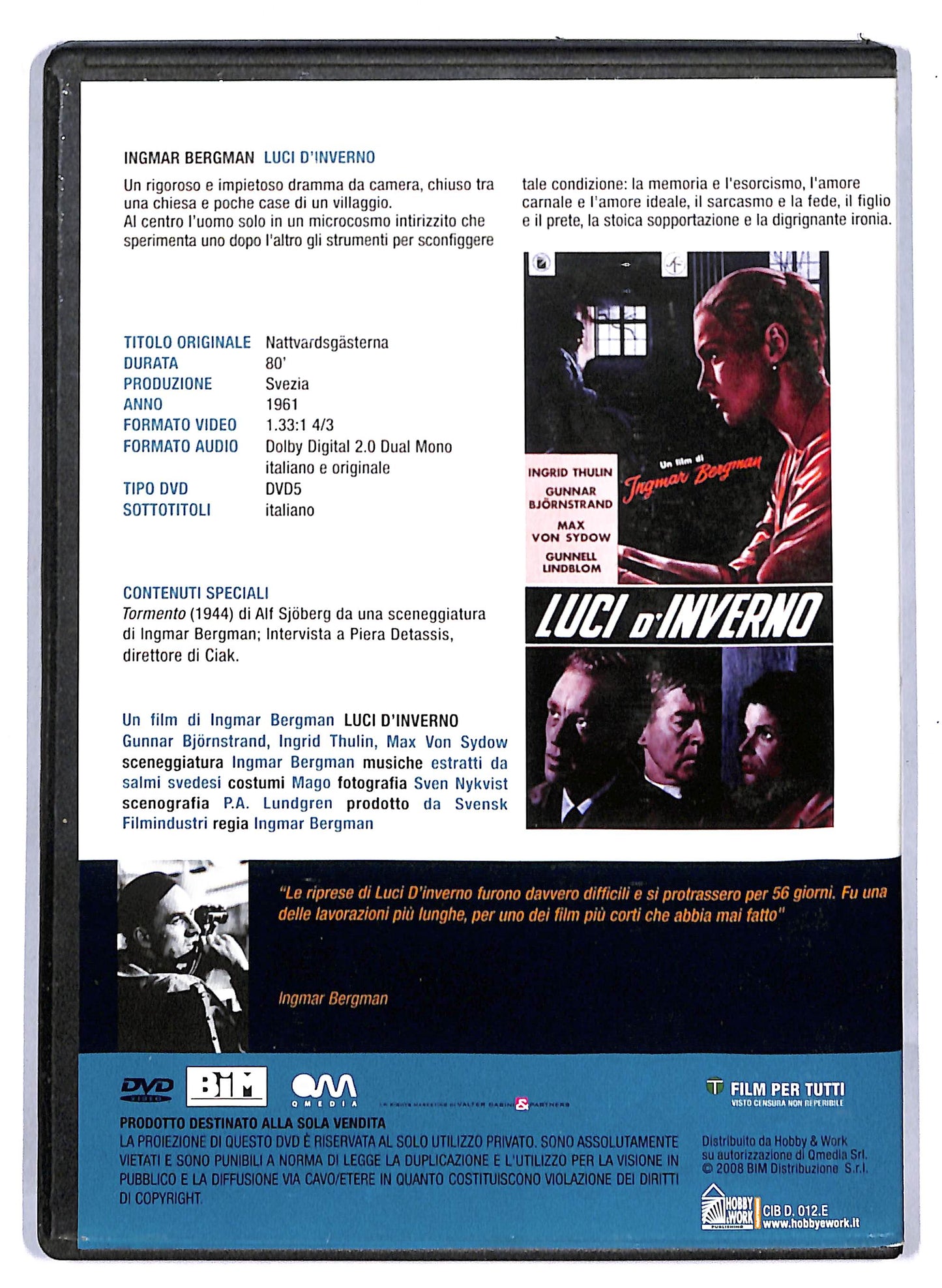 EBOND Luci d'inverno EDITORIALE DVD D813147