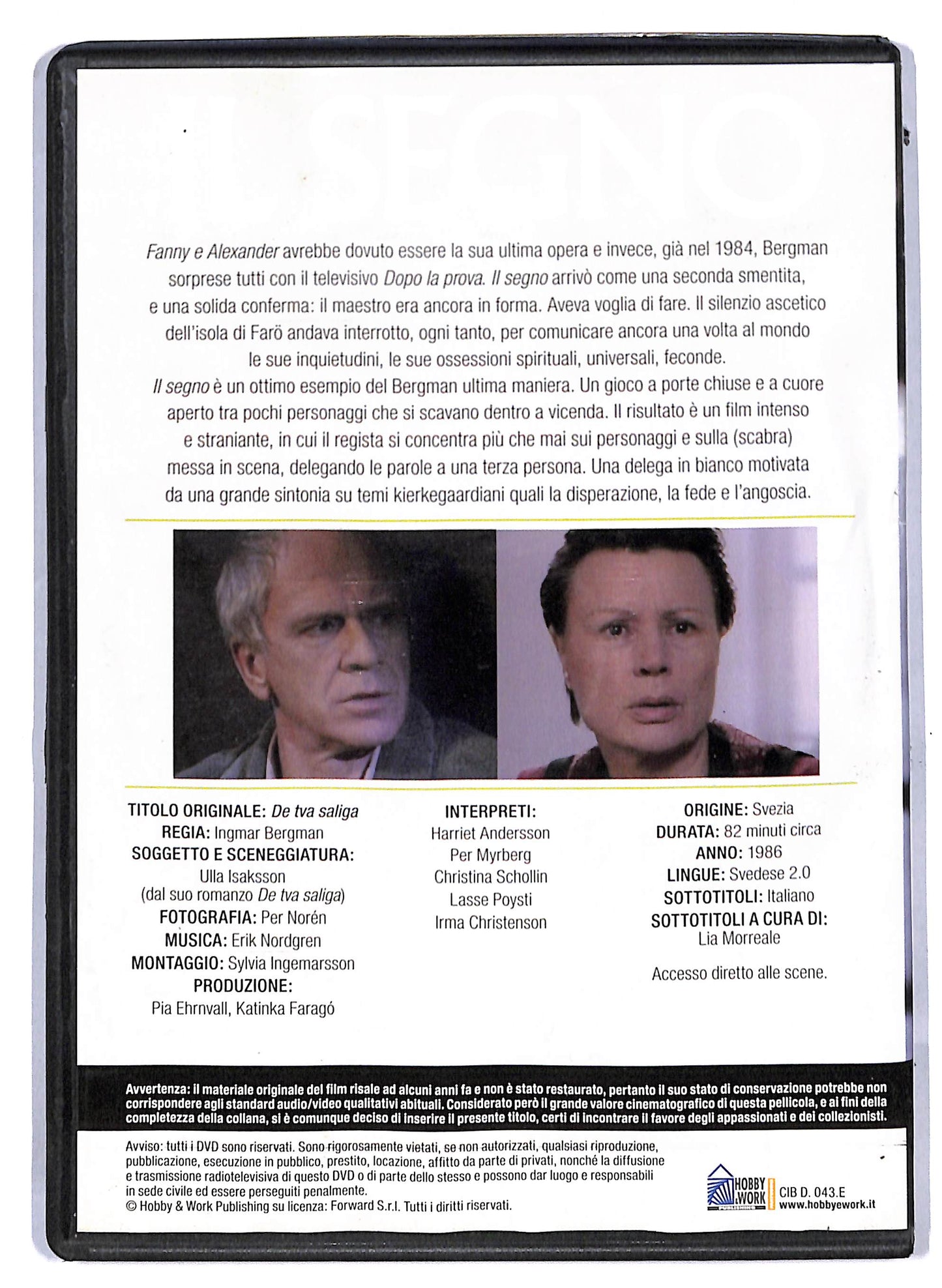 EBOND Il segno EDITORIALE DVD D813161