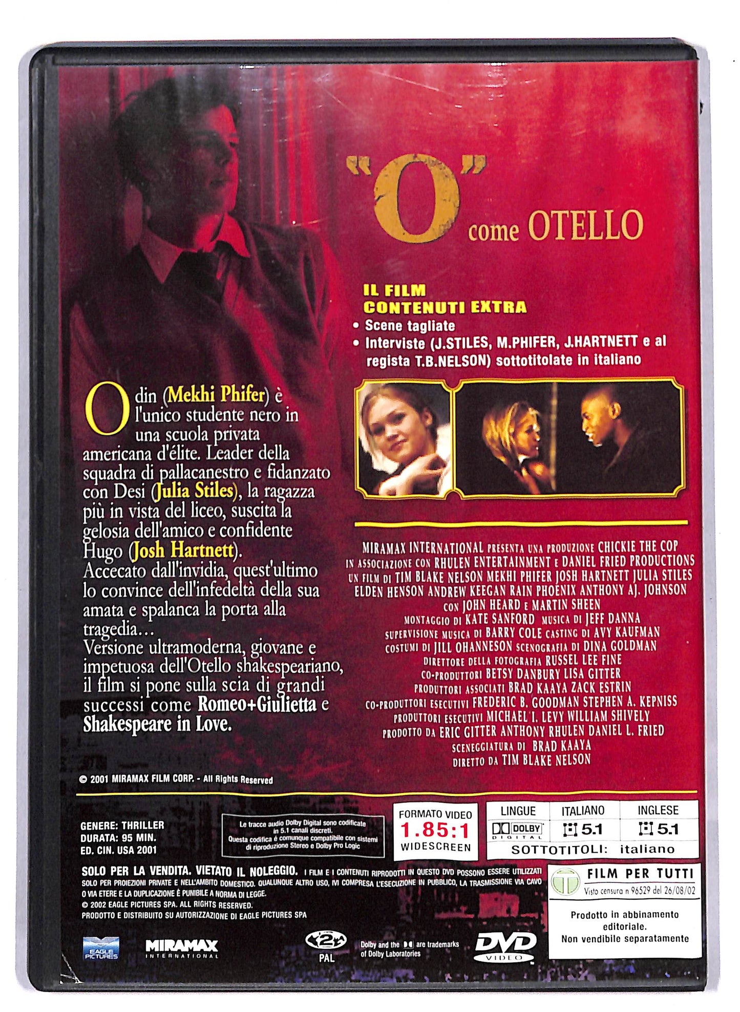 EBOND O come Otello EDITORIALE DVD D813253