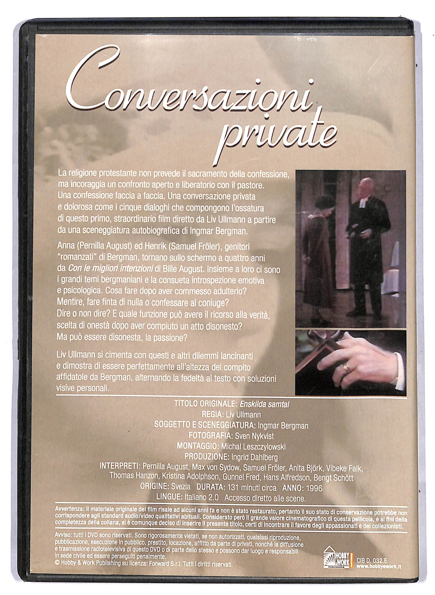 EBOND Conversazioni private EDITORIALE DVD D813312