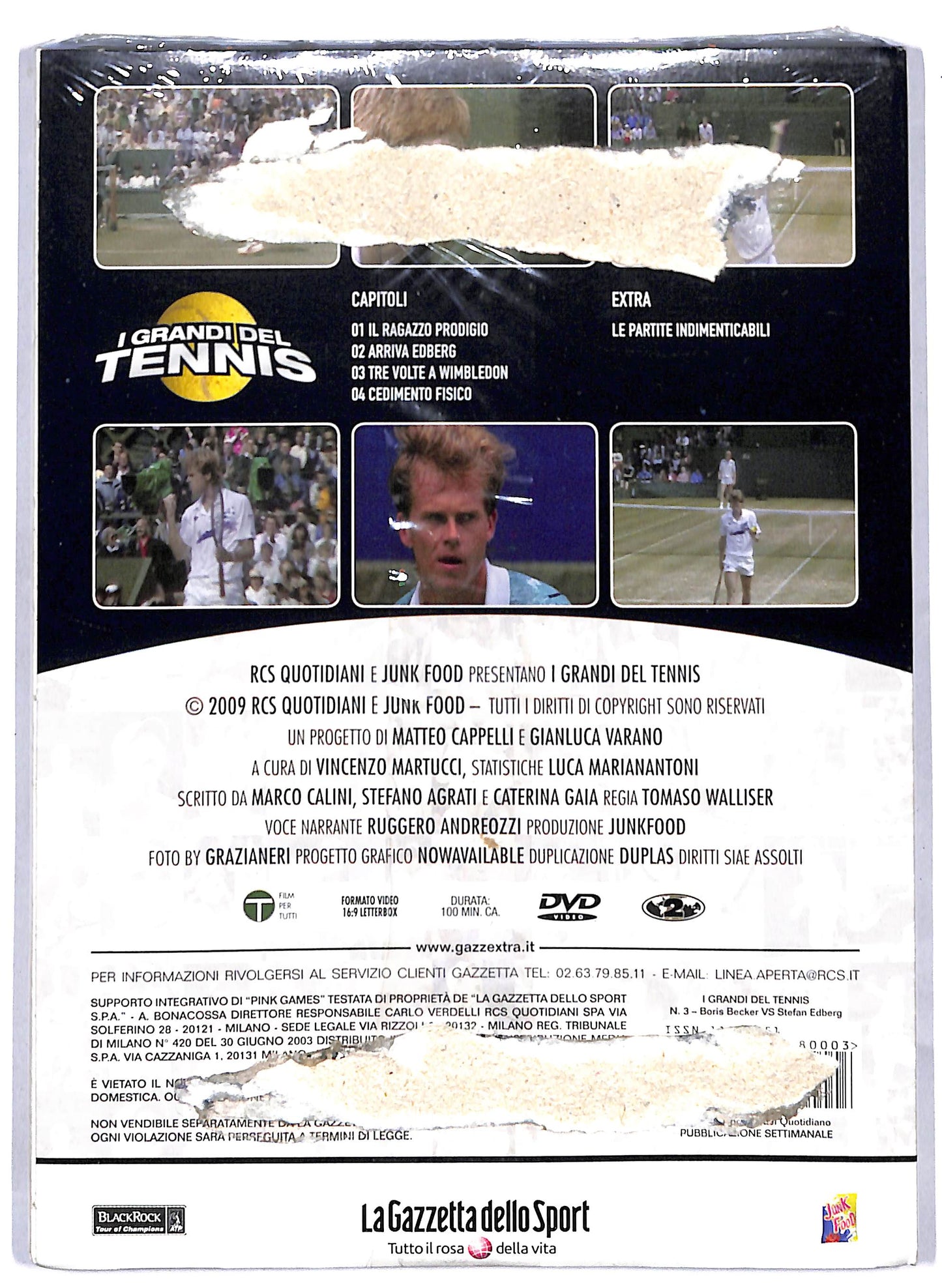 EBOND I grandi del tennis volume 3 EDITORIALE DIGIPACK DVD D813322