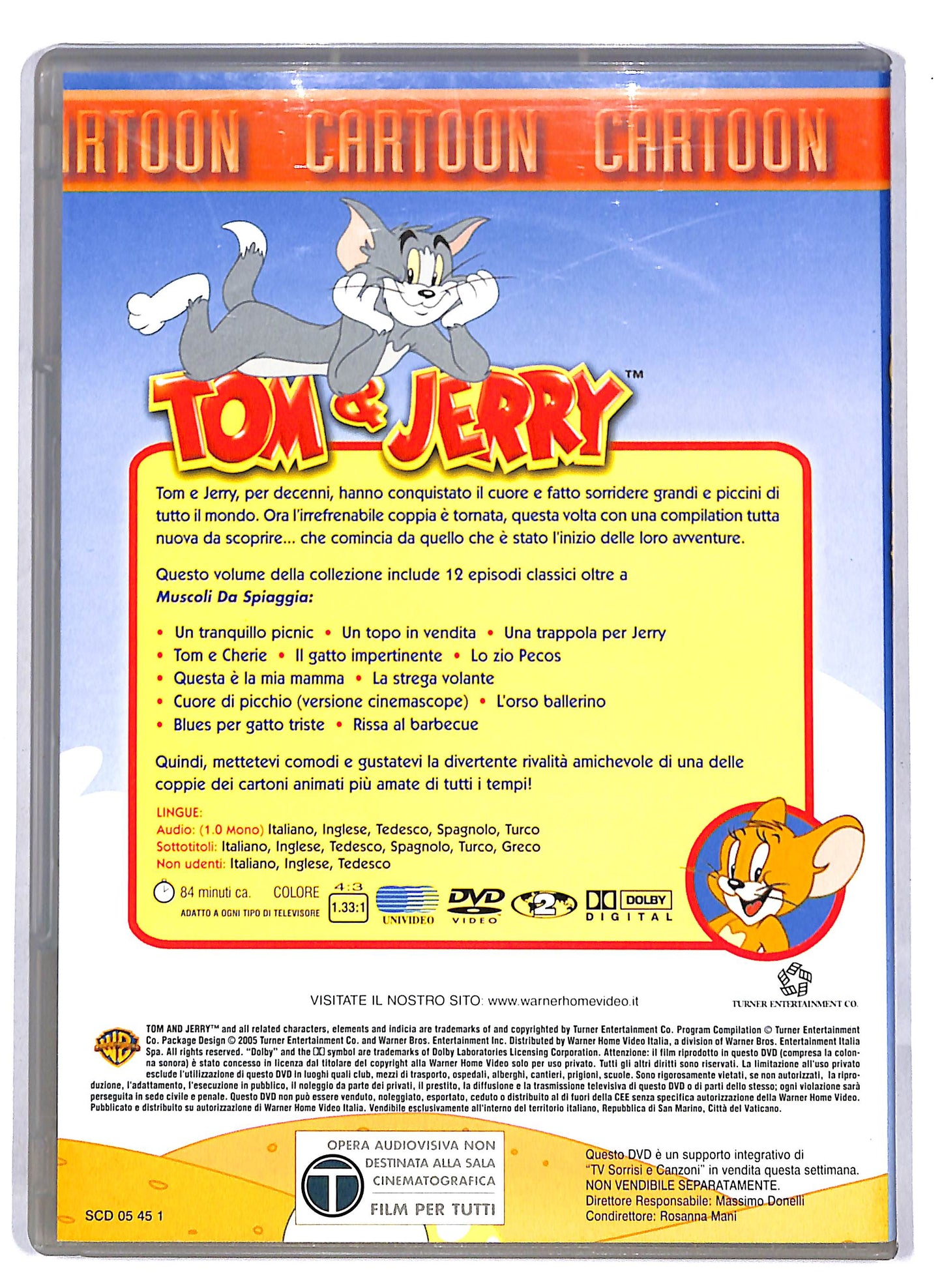 EBOND Tom e Jerry Muscoli da spiaggia EDITORIALE DVD D813331