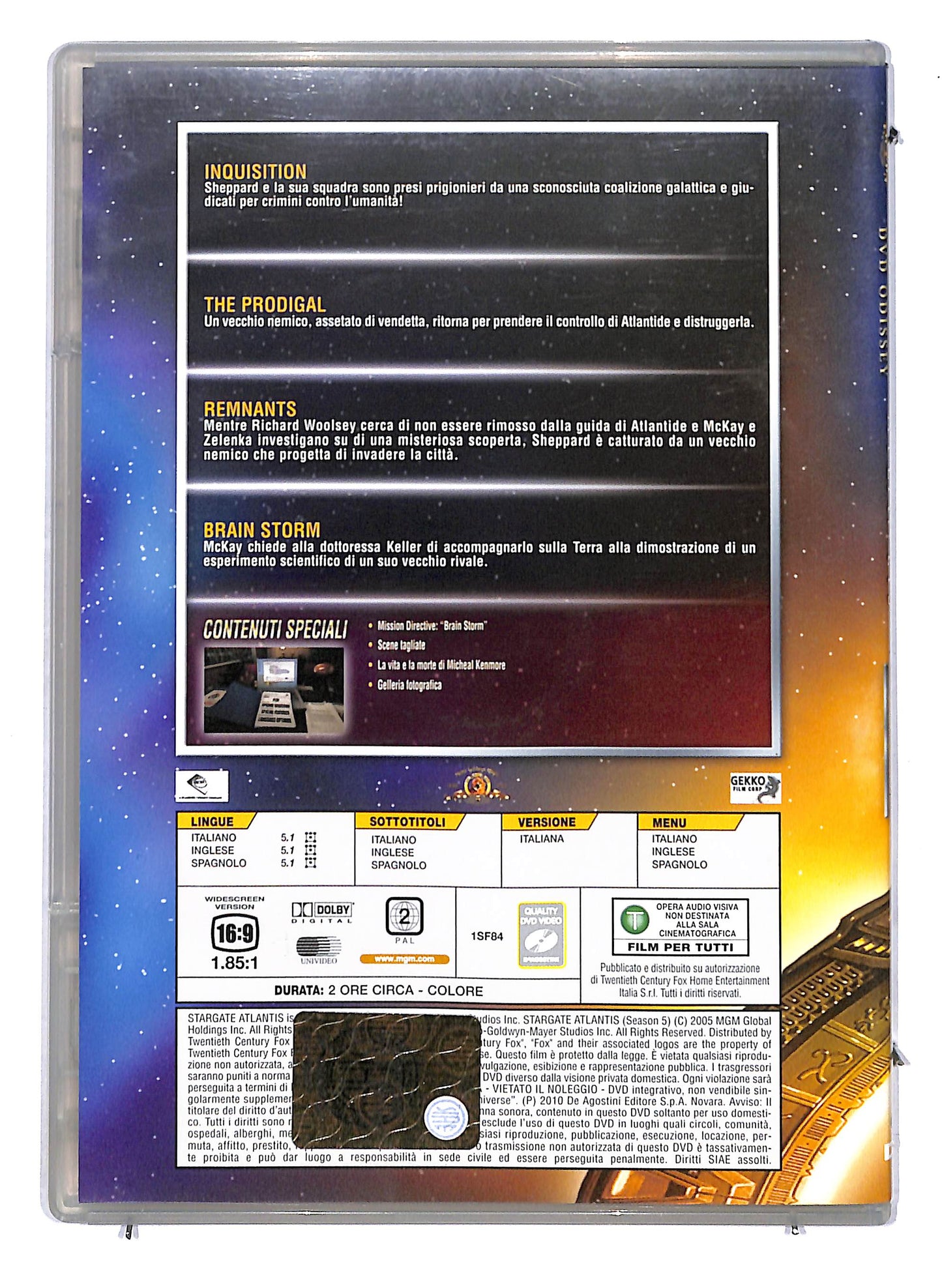 EBOND Stargate dvd odissey Atlantis file 93 - 96 EDITORIALE DVD D813332
