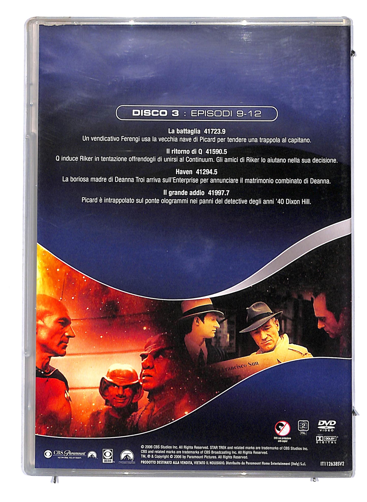 EBOND Star Trek The Next Generation Vol 2 Disco 3 Stag.1 EDITORIALE DVD D813334